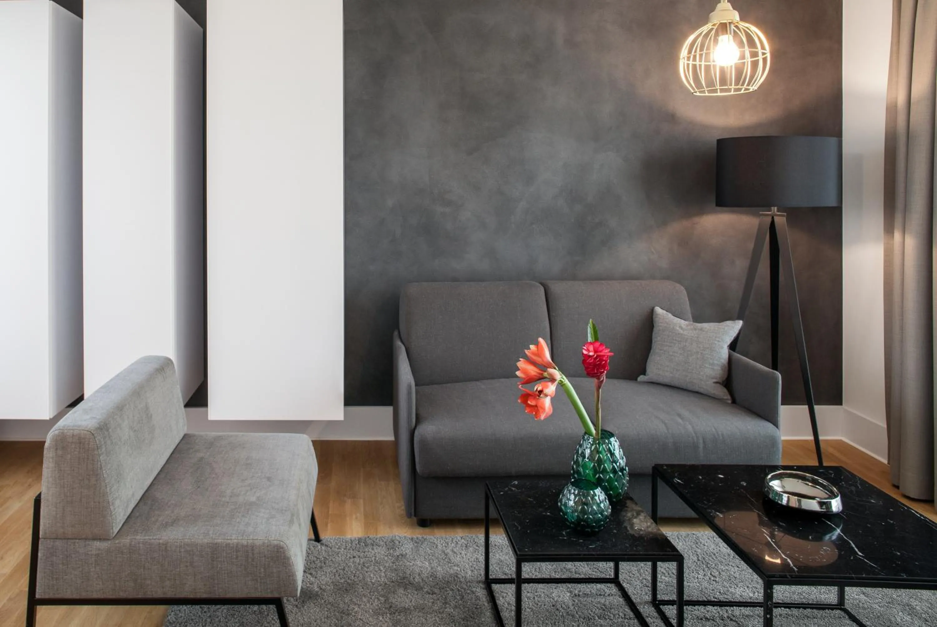 Seating area in AMANO HOME Apartments