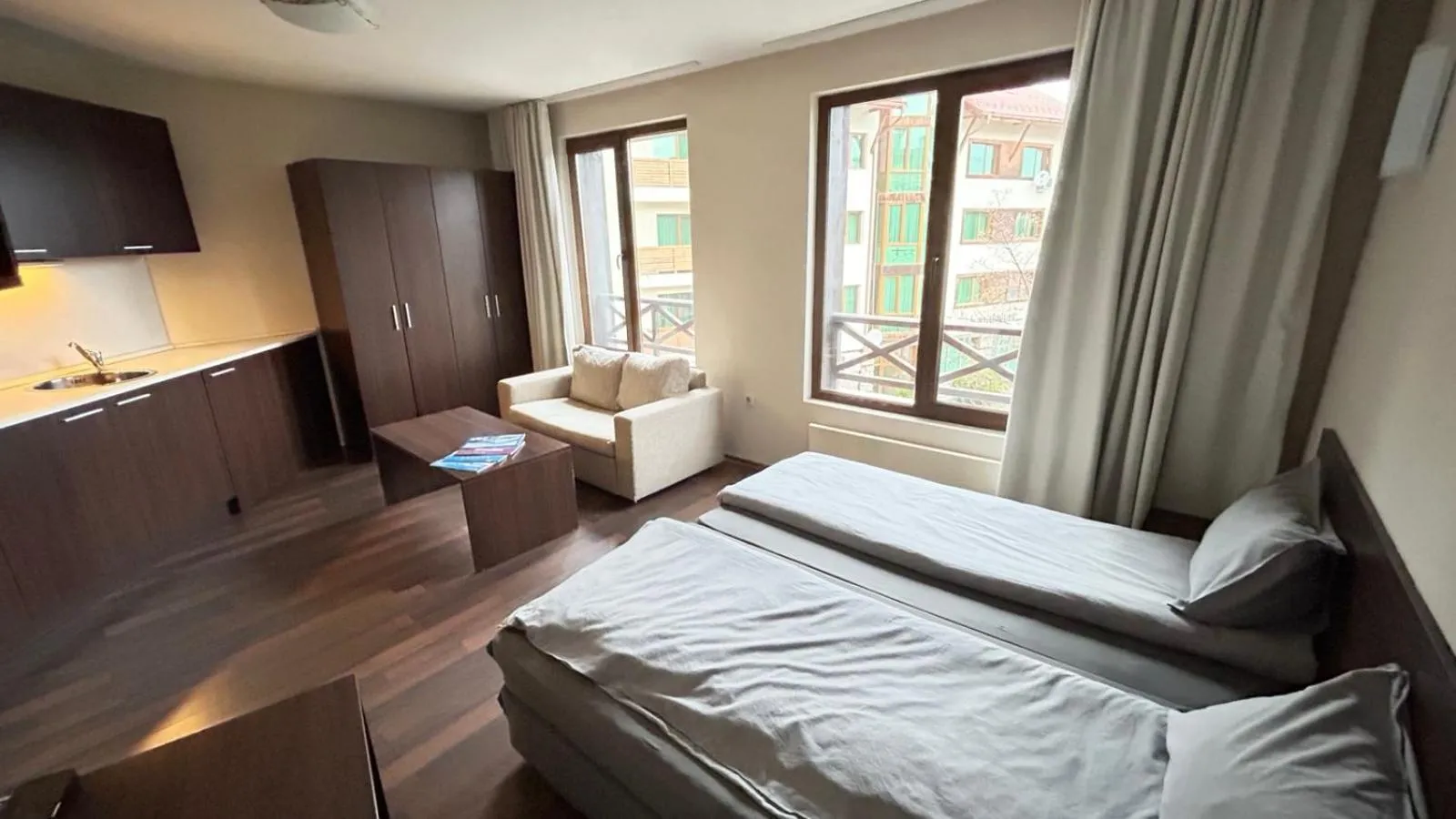 Bed in Aparthotel Aspen