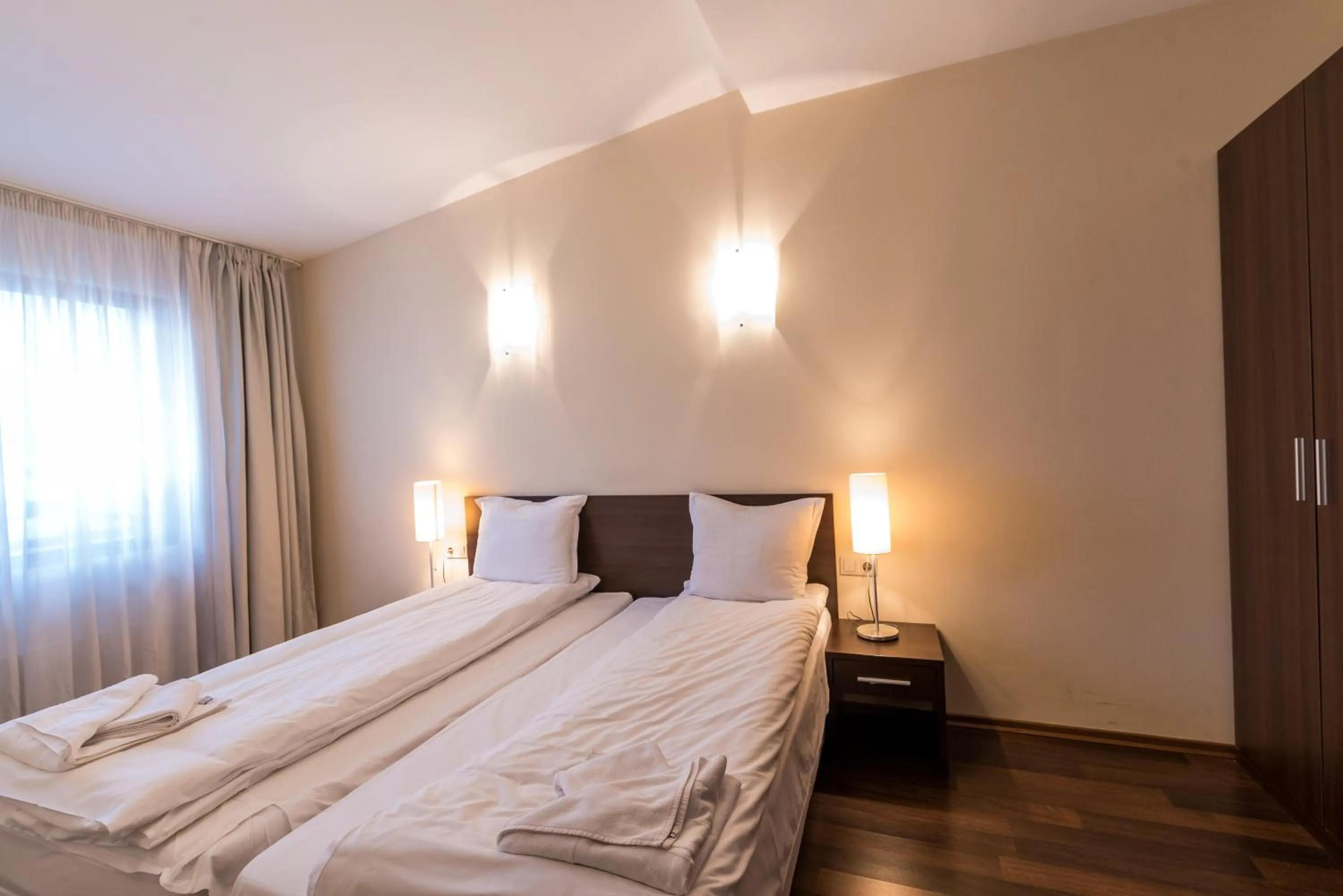 Bedroom, Bed in Aparthotel Aspen