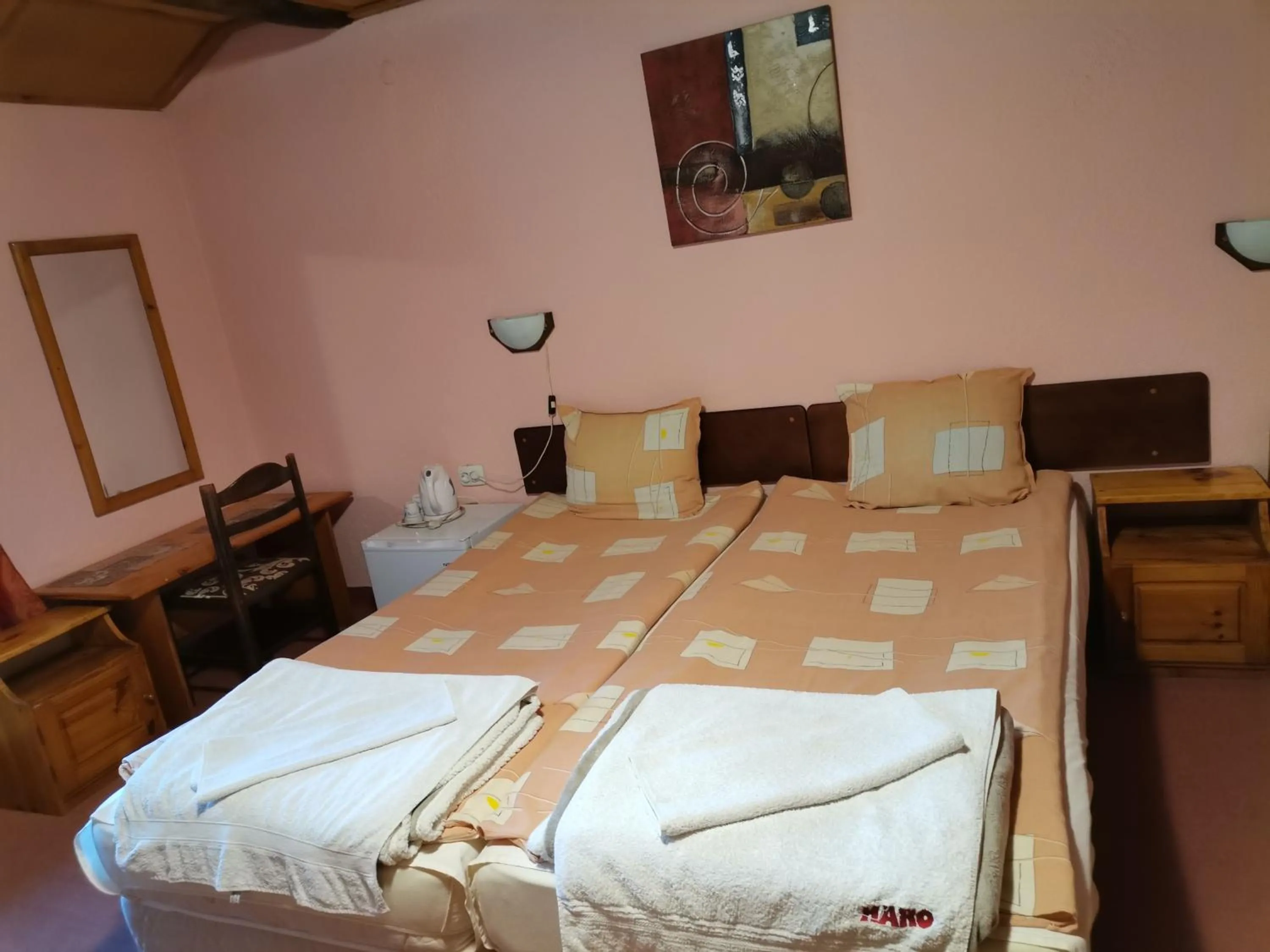 Bed in Family Hotel Santo Bansko