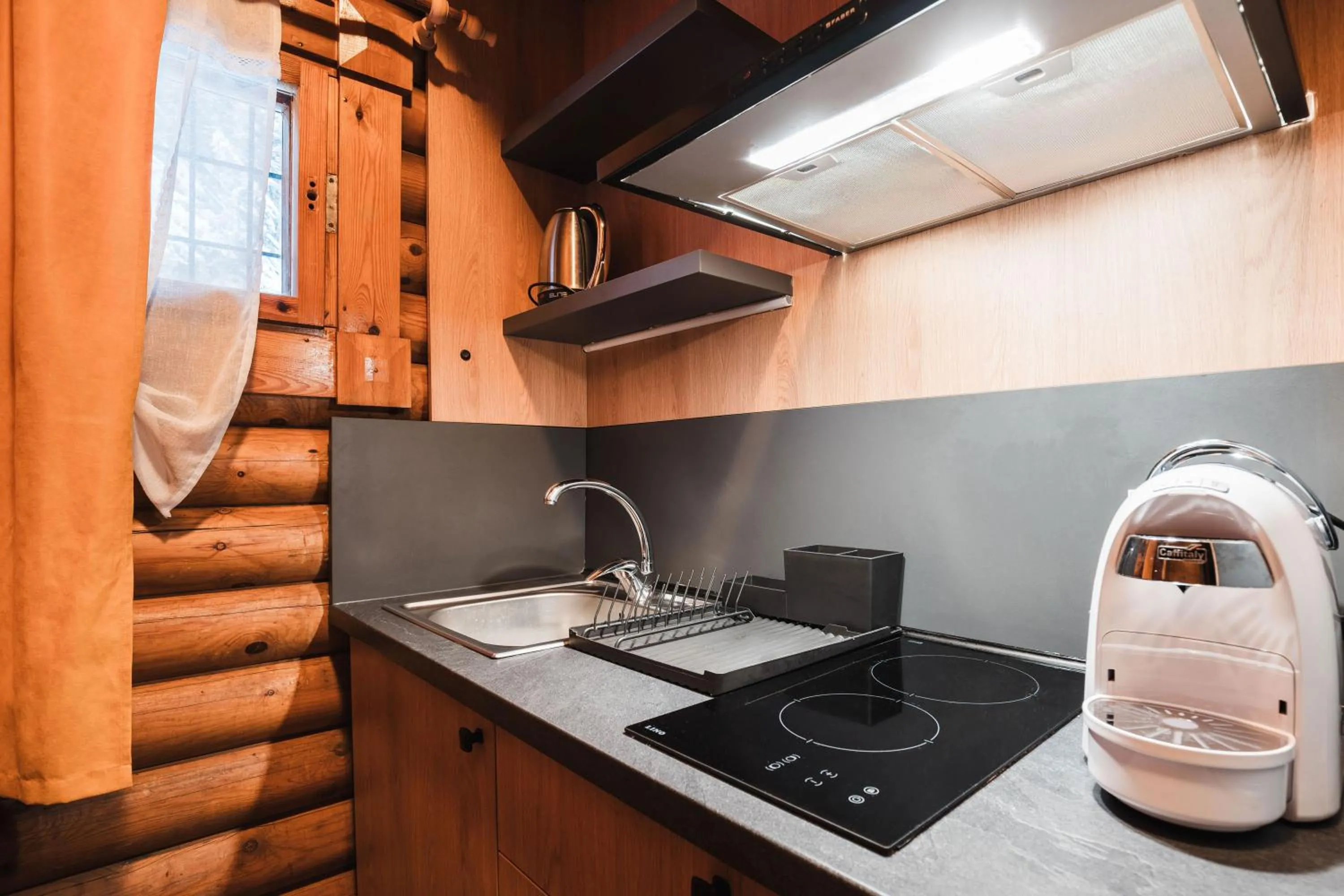 Kitchen or kitchenette in Villas Jagoda & Malina