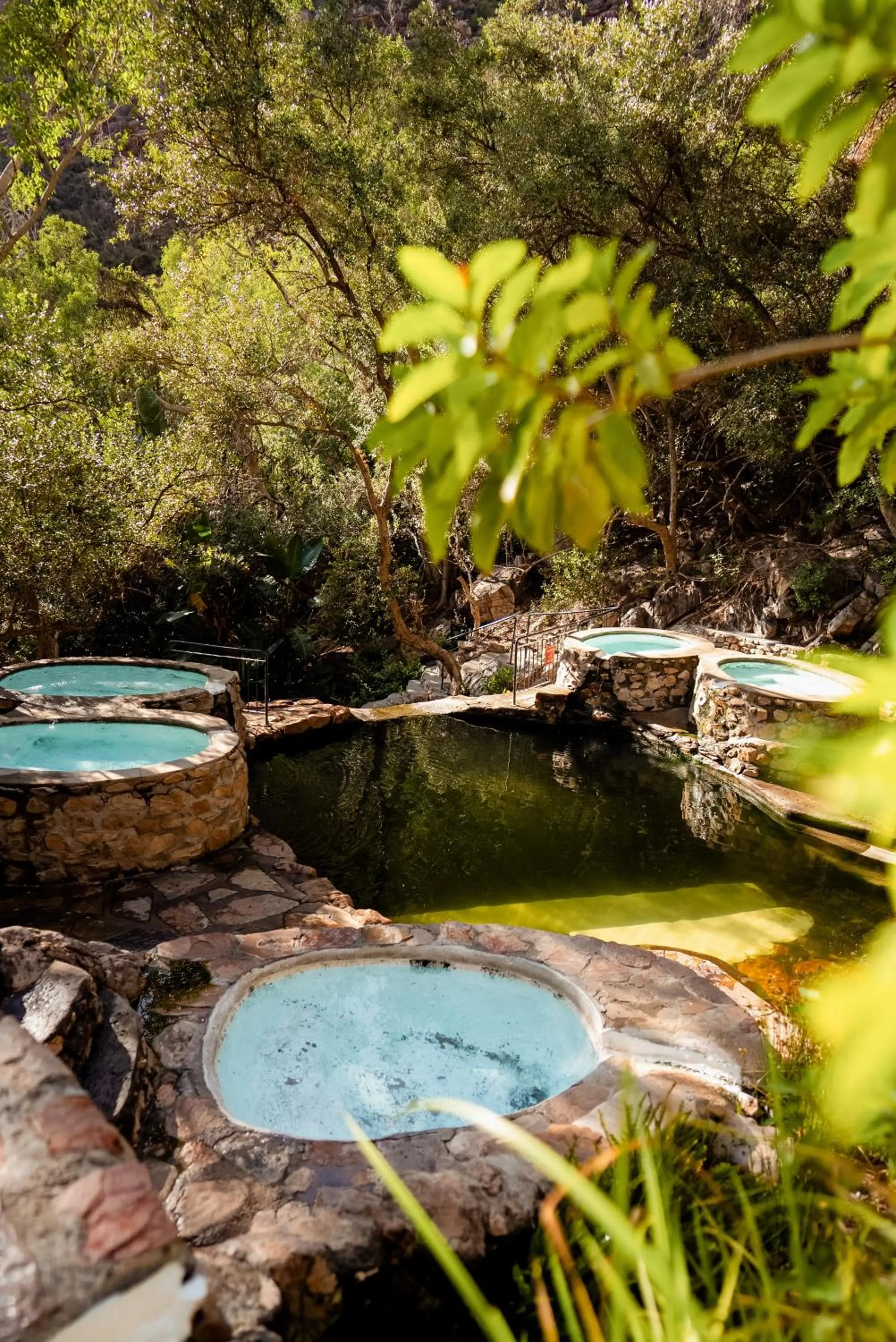 Hot Spring Bath in The Baths Natural Hot Springs