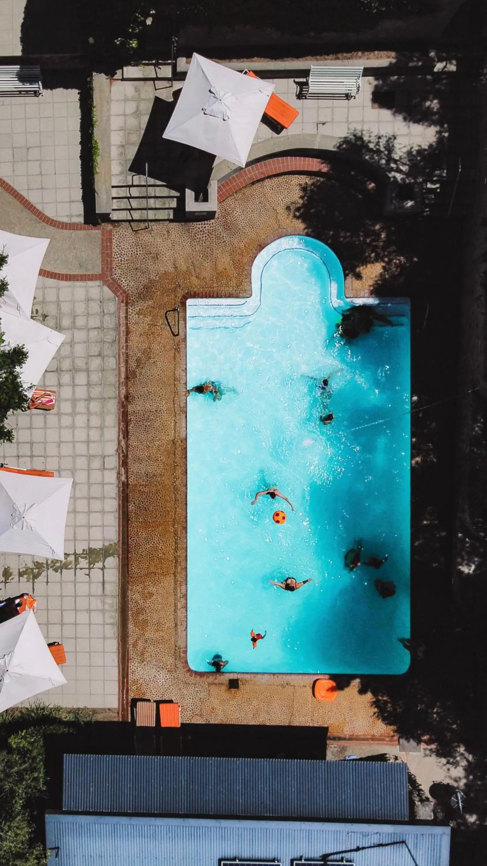 Swimming pool in The Baths Natural Hot Springs