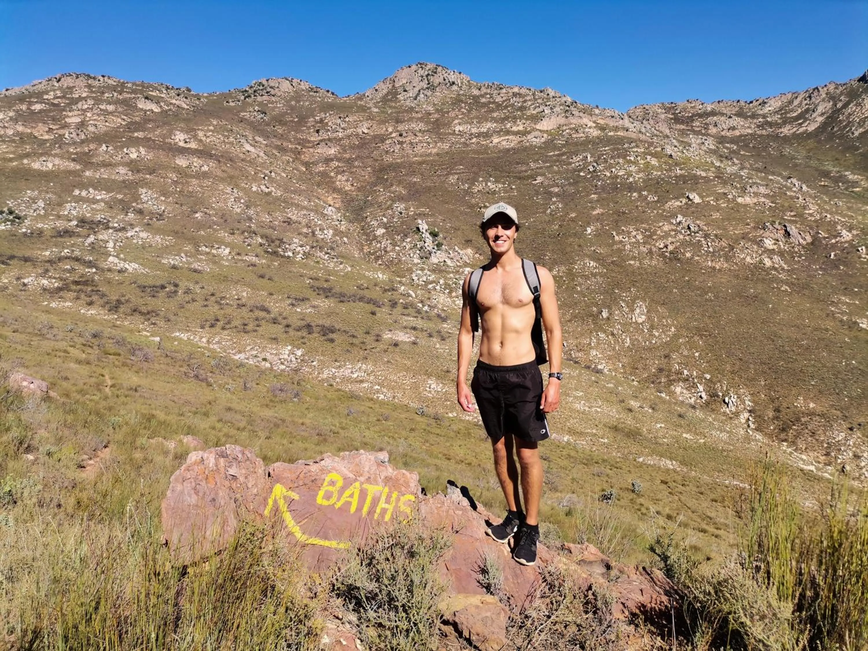 Hiking in The Baths Natural Hot Springs