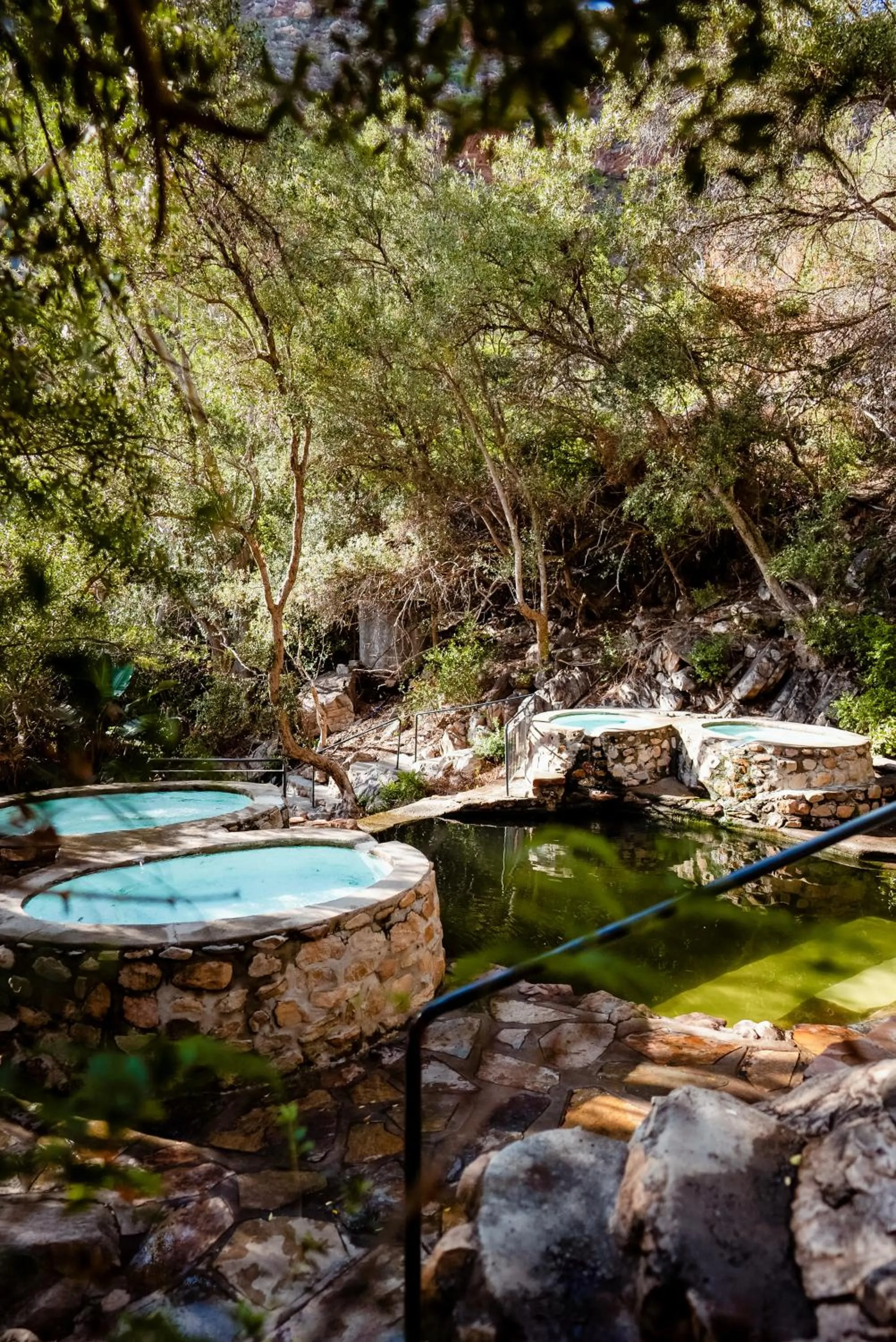 Hot Spring Bath in The Baths Natural Hot Springs