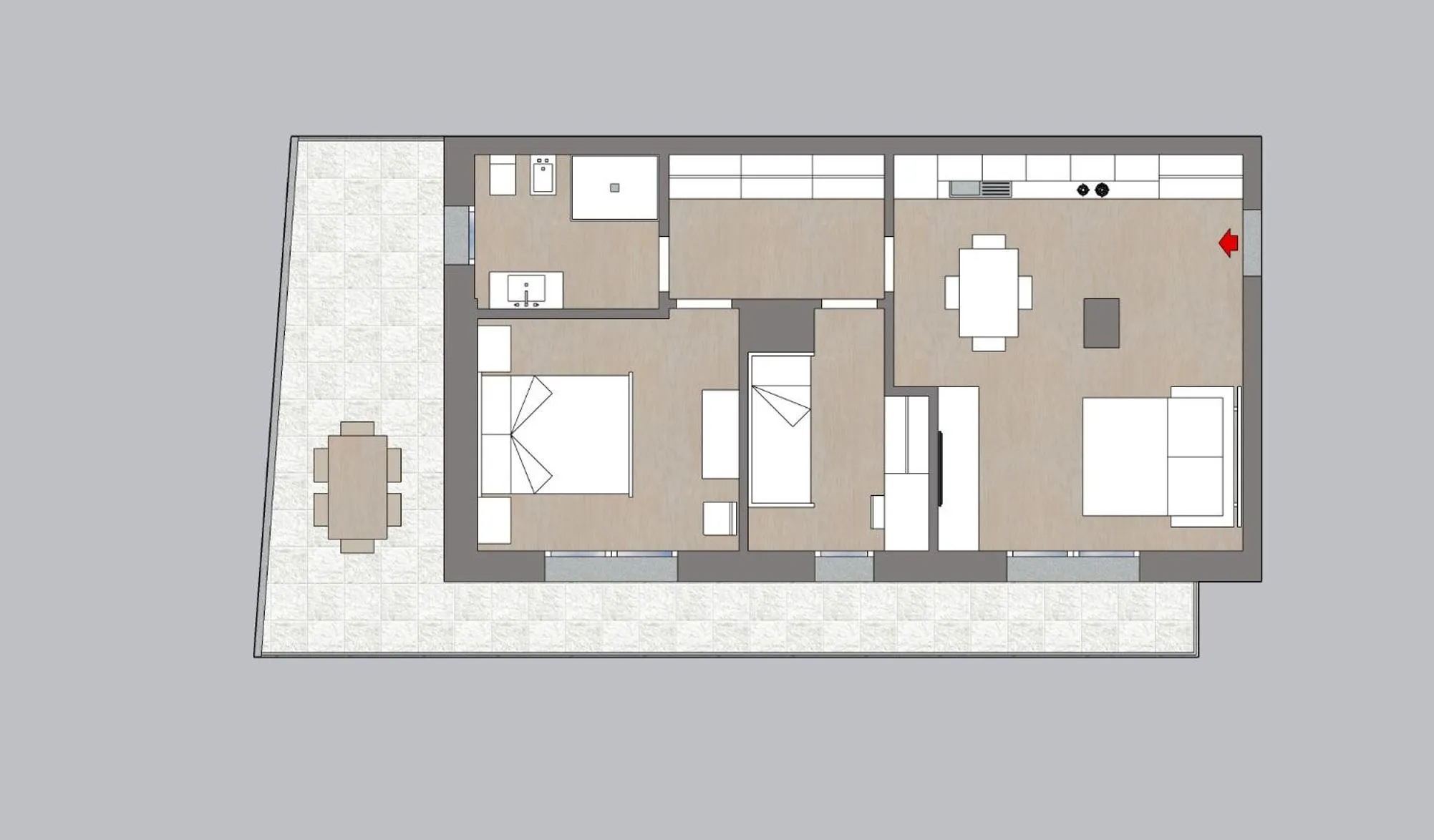 Floor plan in Residence Armony