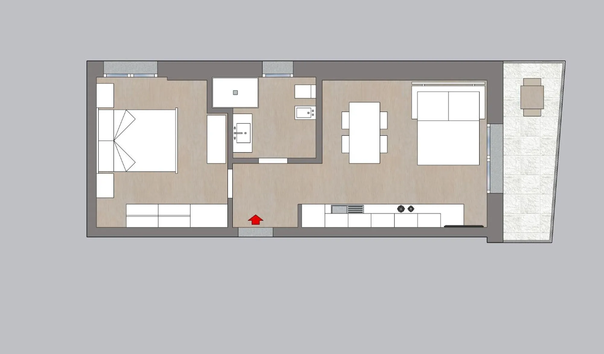 Floor plan in Residence Armony