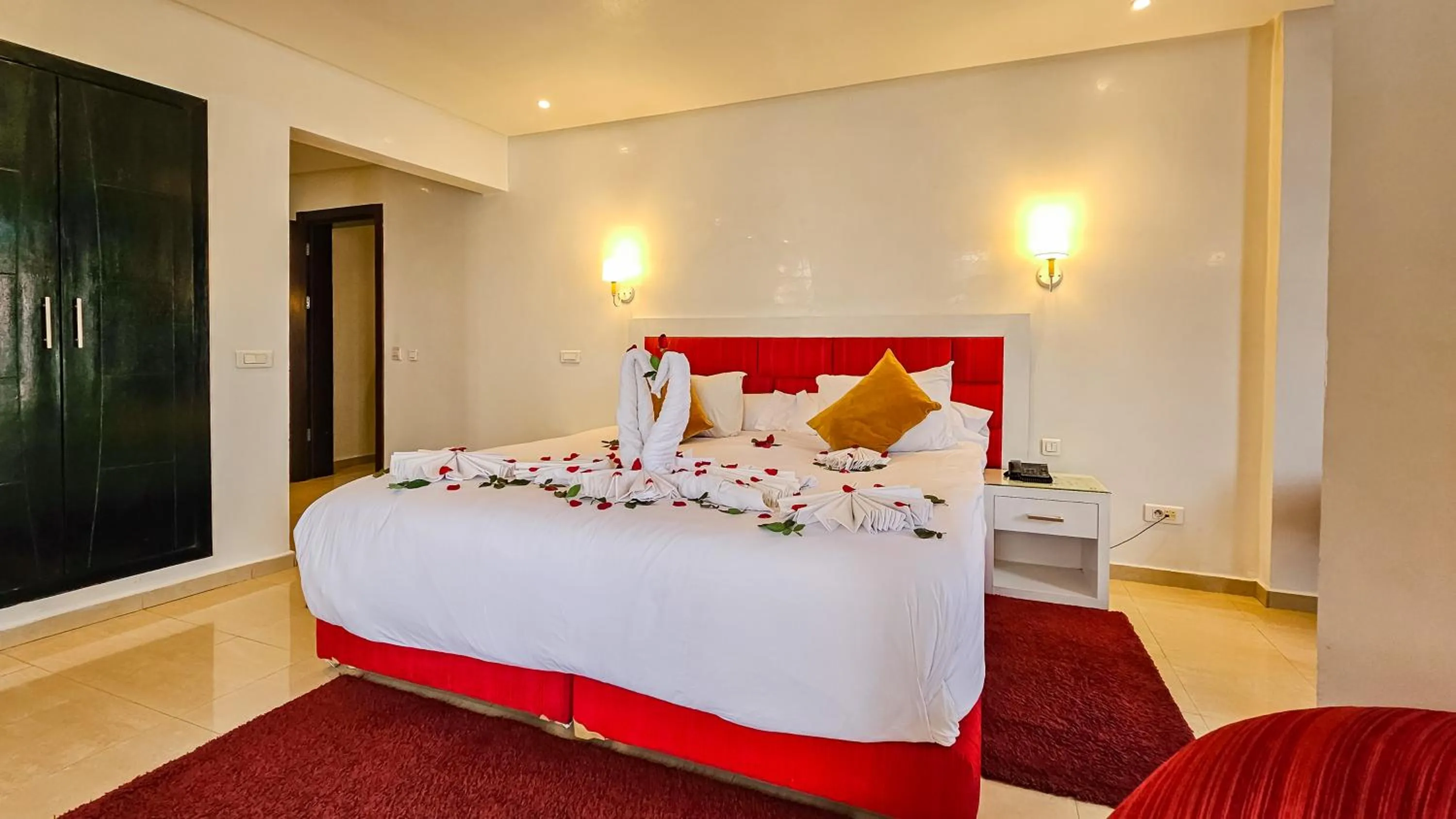 Bed in Hôtel Racine