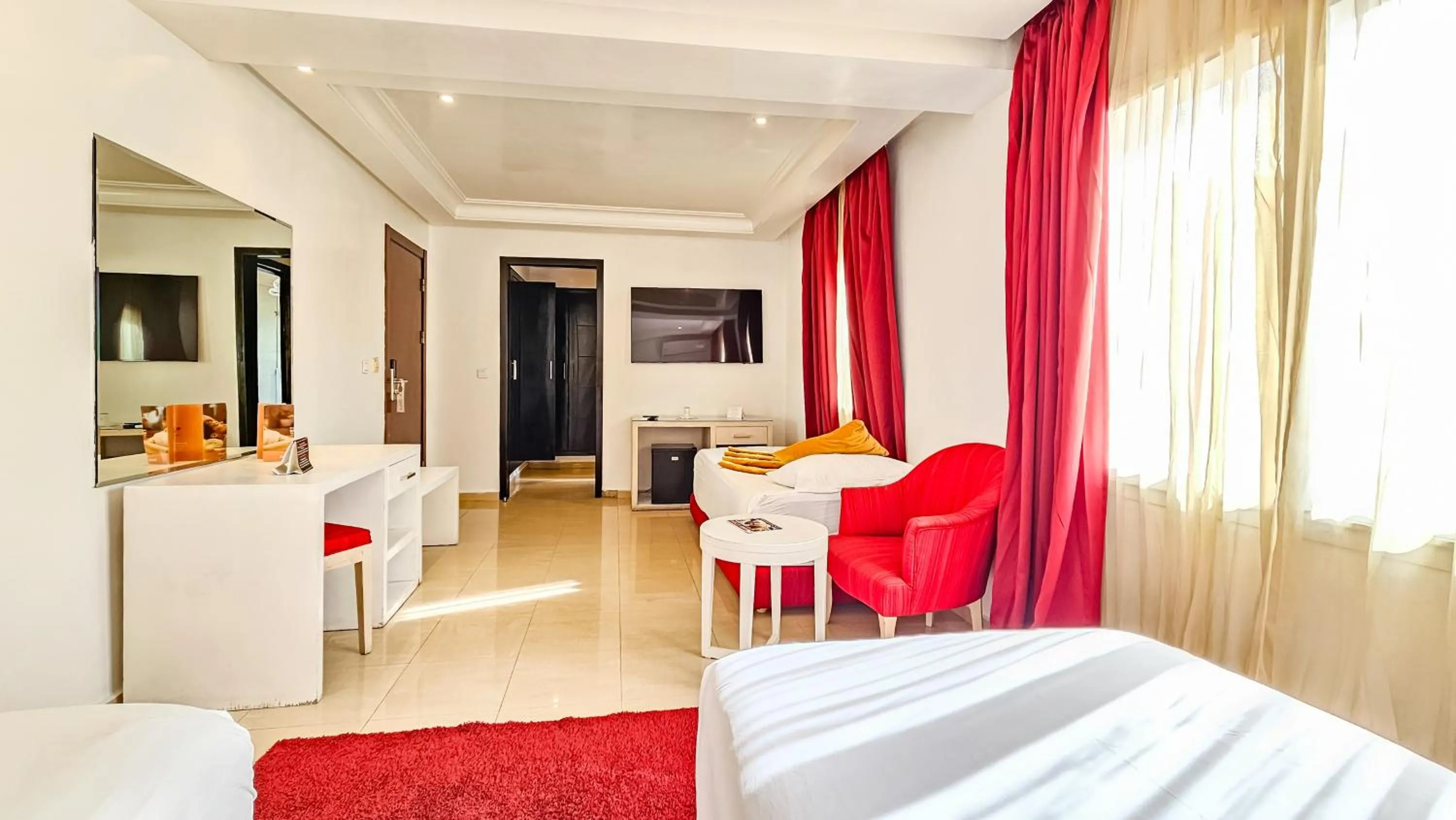 Bed in Hôtel Racine