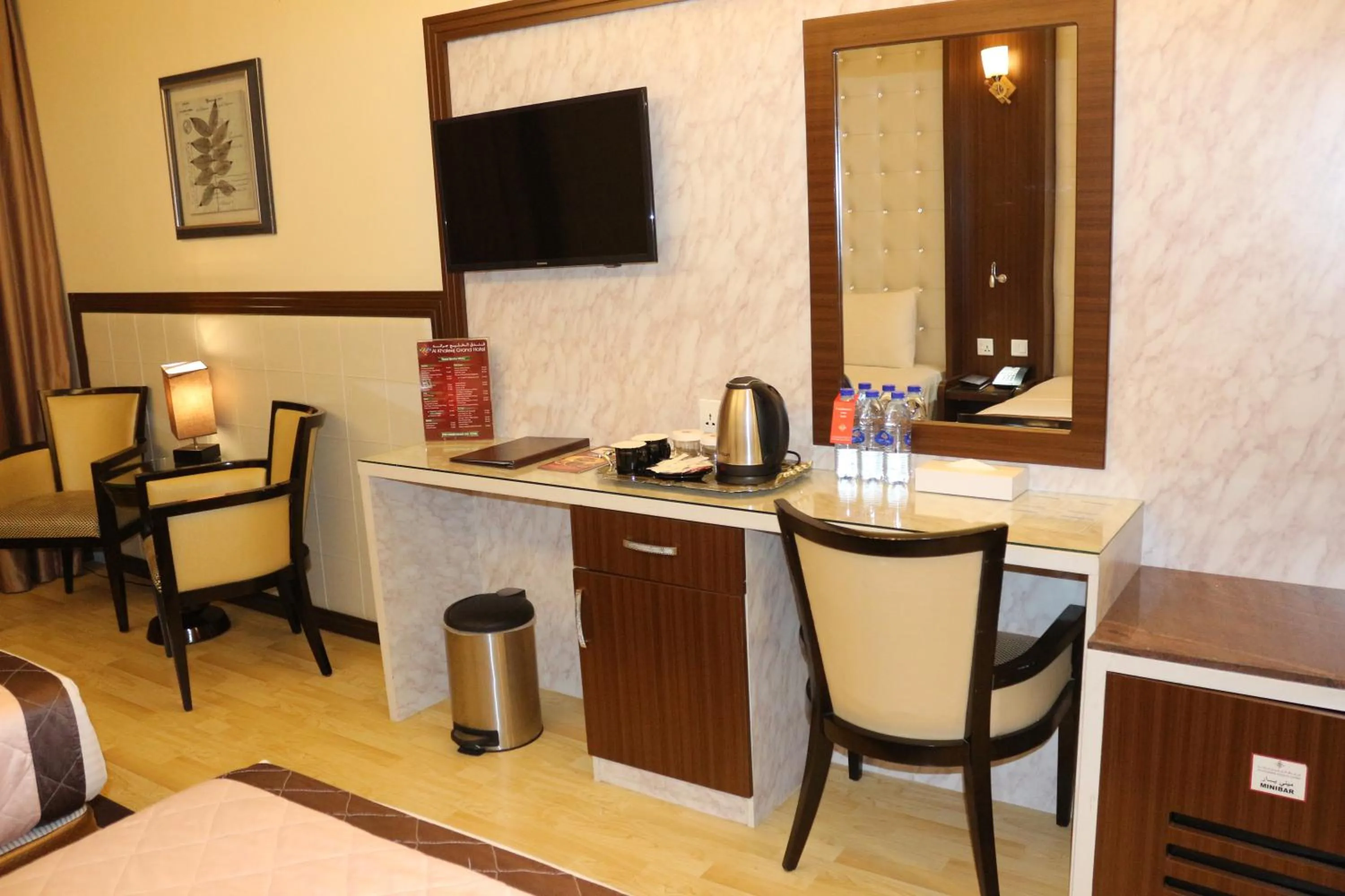 Seating area in Al Khaleej Grand Hotel