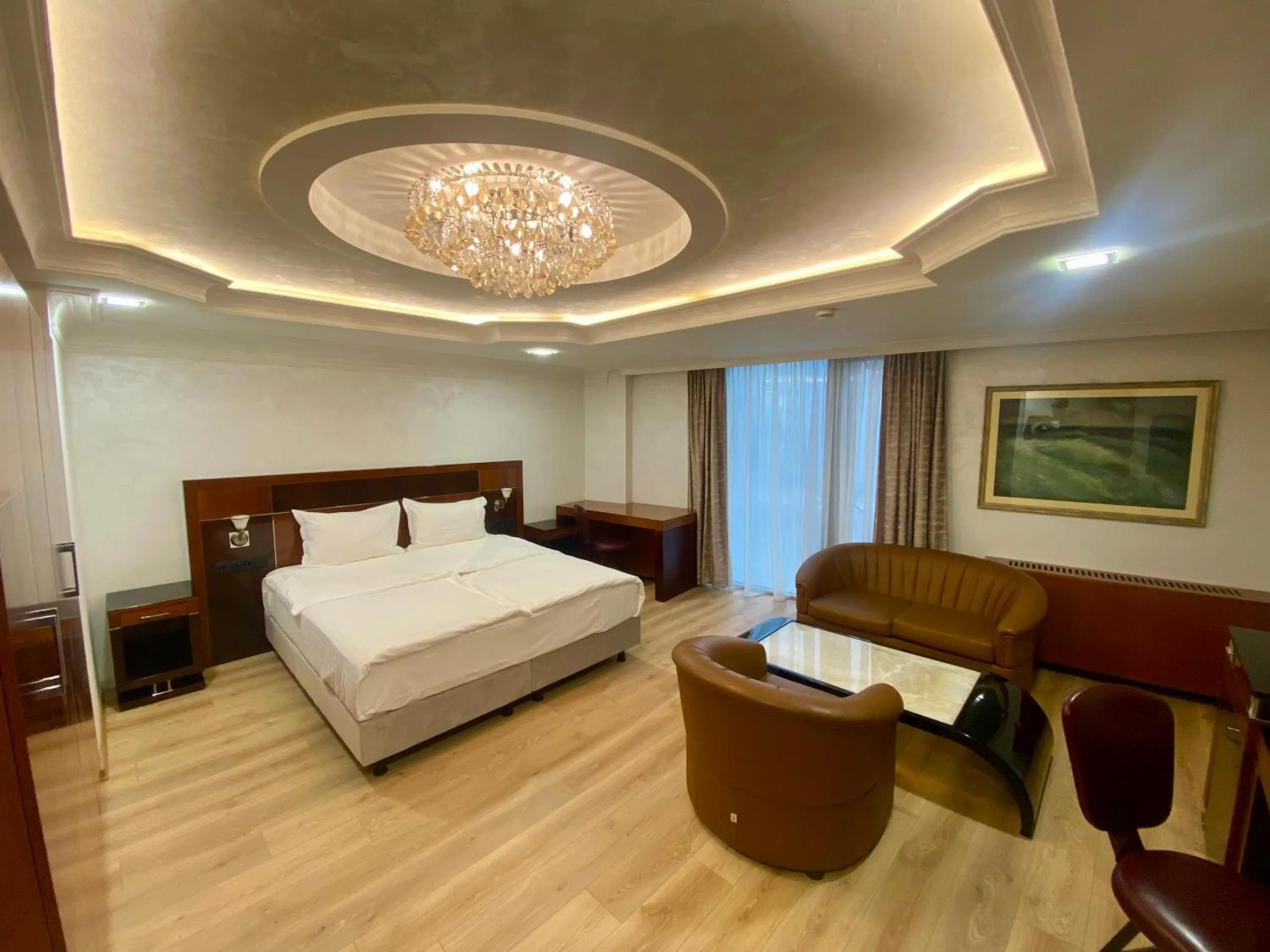 Living room, Bed in Hotel Anel