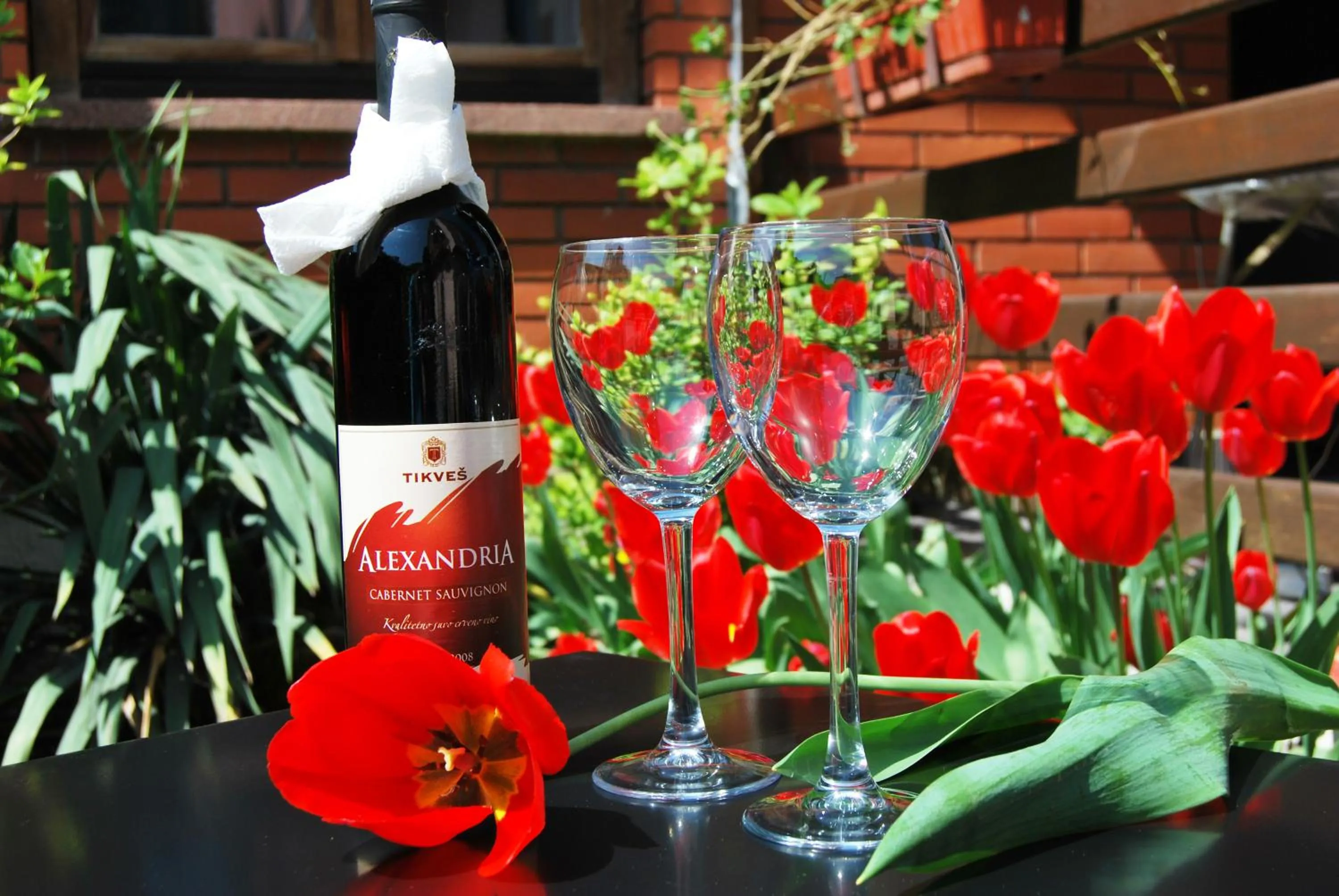 Drinks in Villa Milka