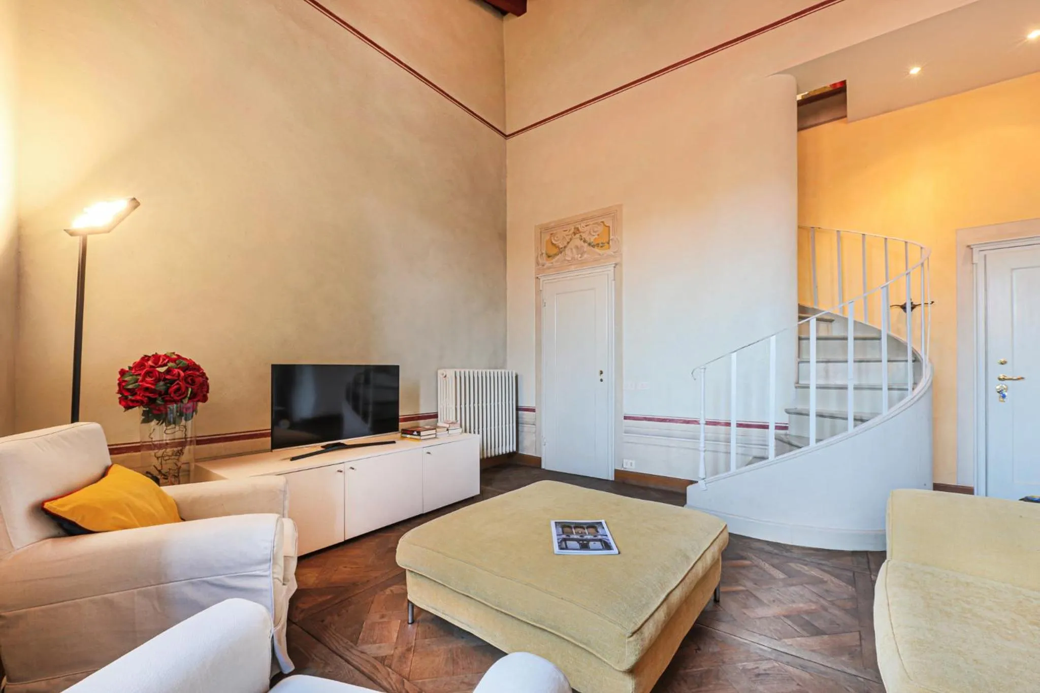Living room in Apartments Florence - Ricasoli Terrace