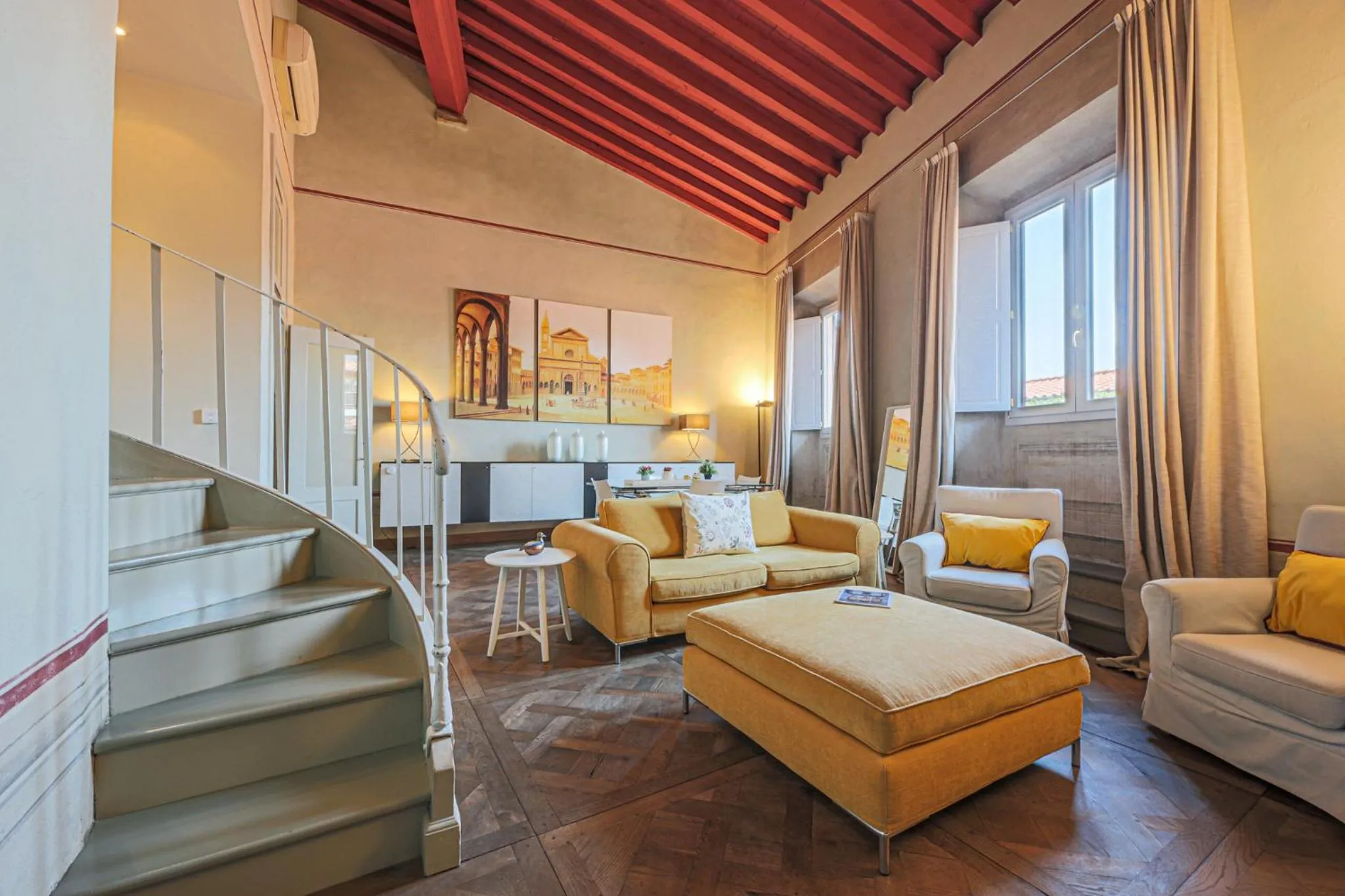Living room in Apartments Florence - Ricasoli Terrace
