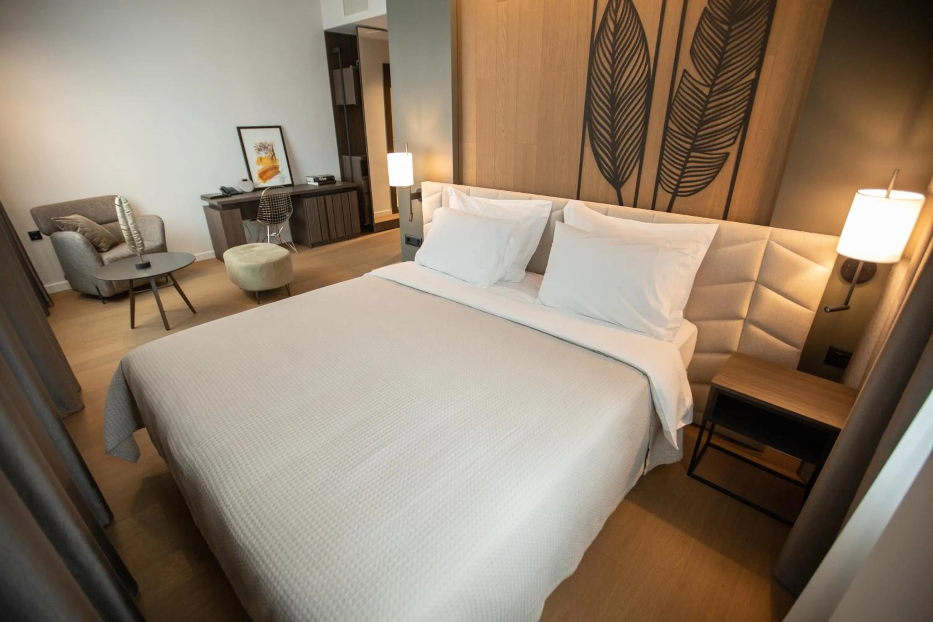 Bed in The Hunter's Lodge Kamnik