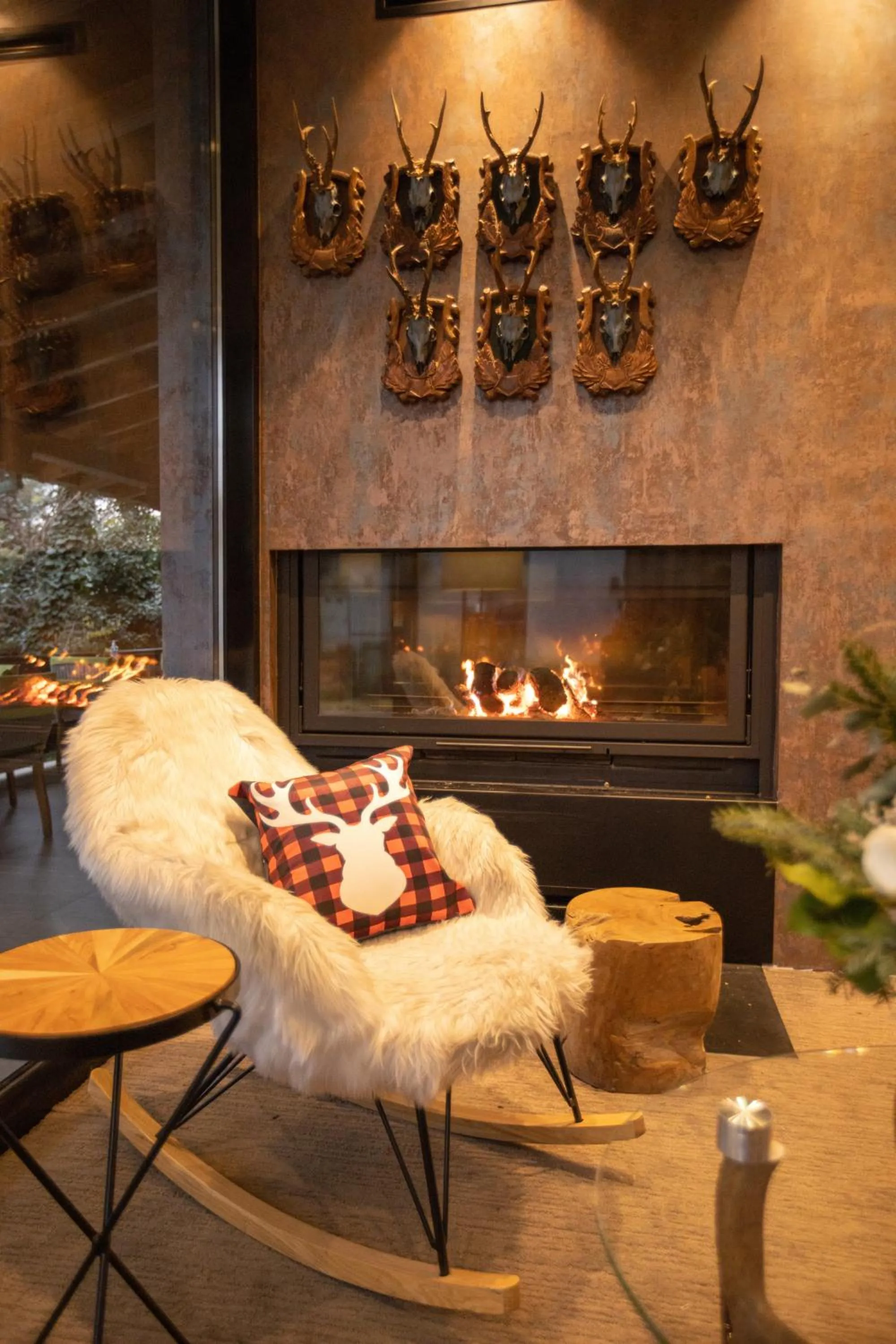 Lobby or reception in The Hunter's Lodge Kamnik