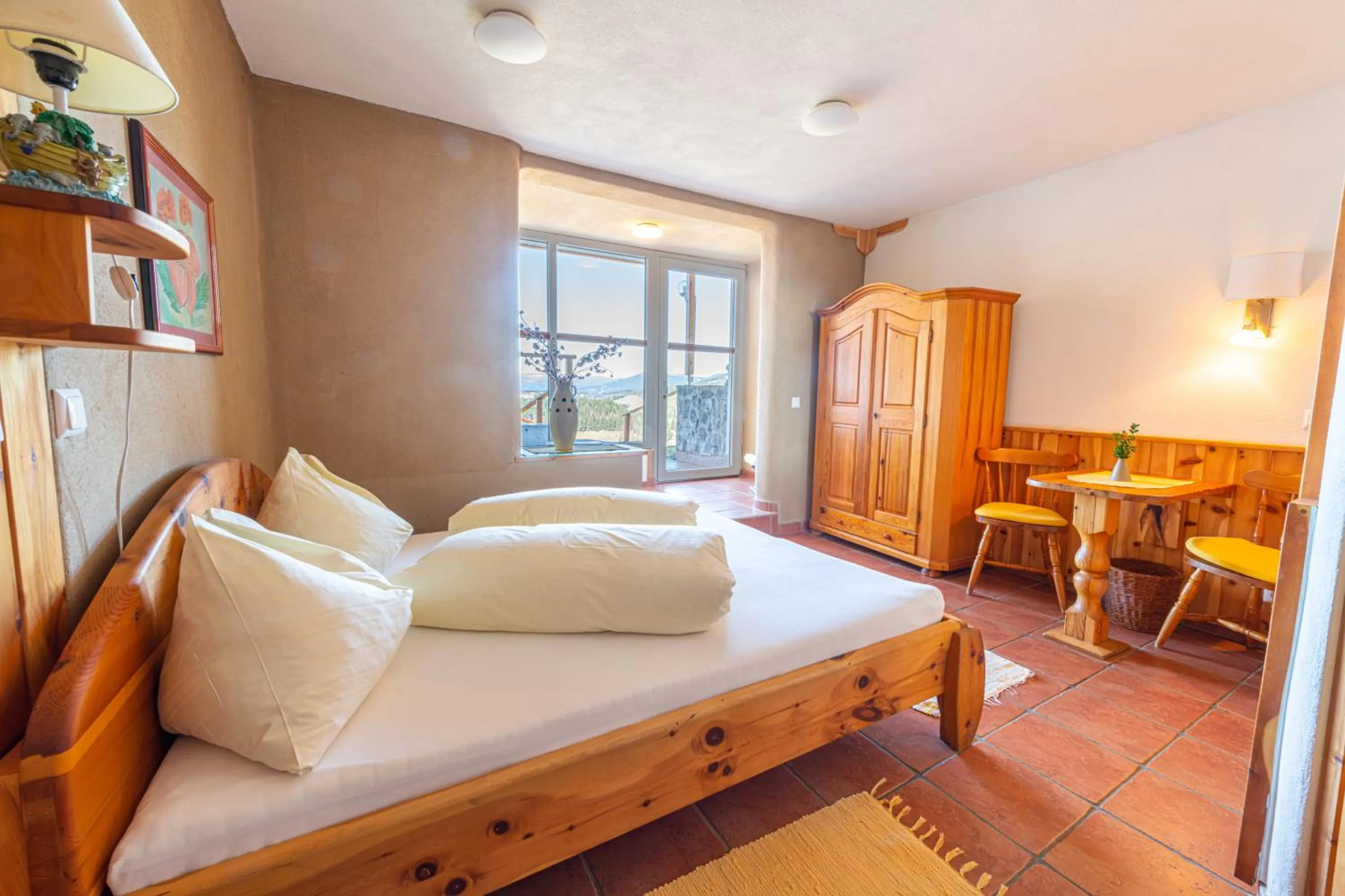 Bed in Biolandhaus Arche