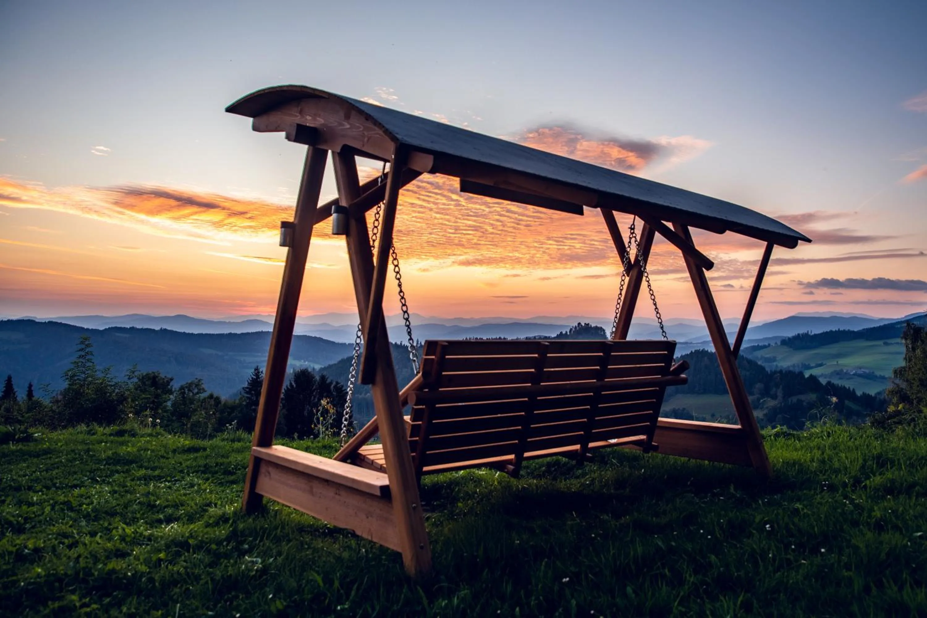 Natural landscape in Biolandhaus Arche