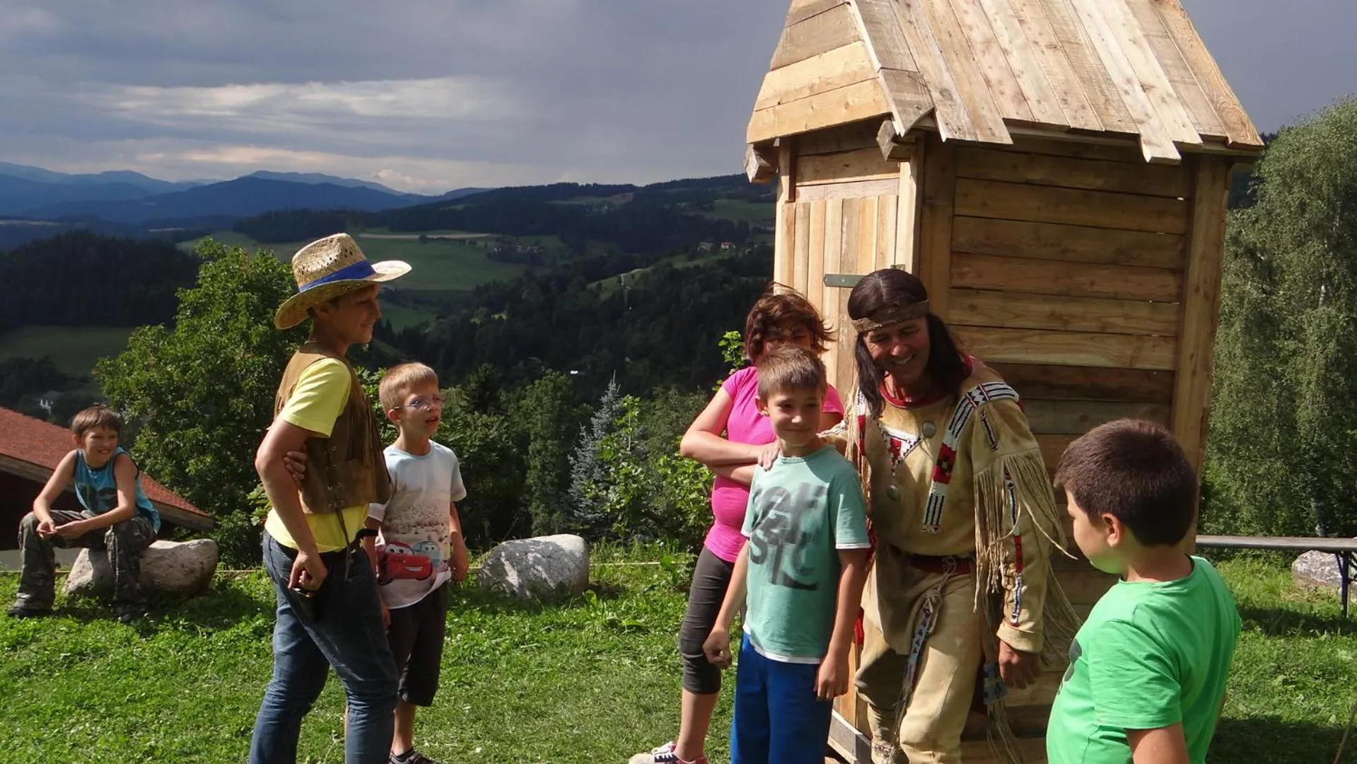 Children play ground in Biolandhaus Arche