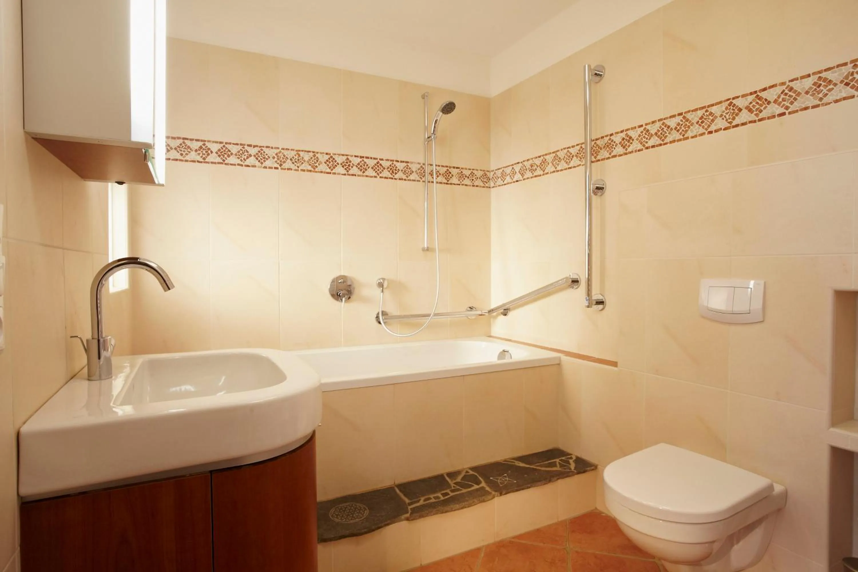 Bathroom in Biolandhaus Arche