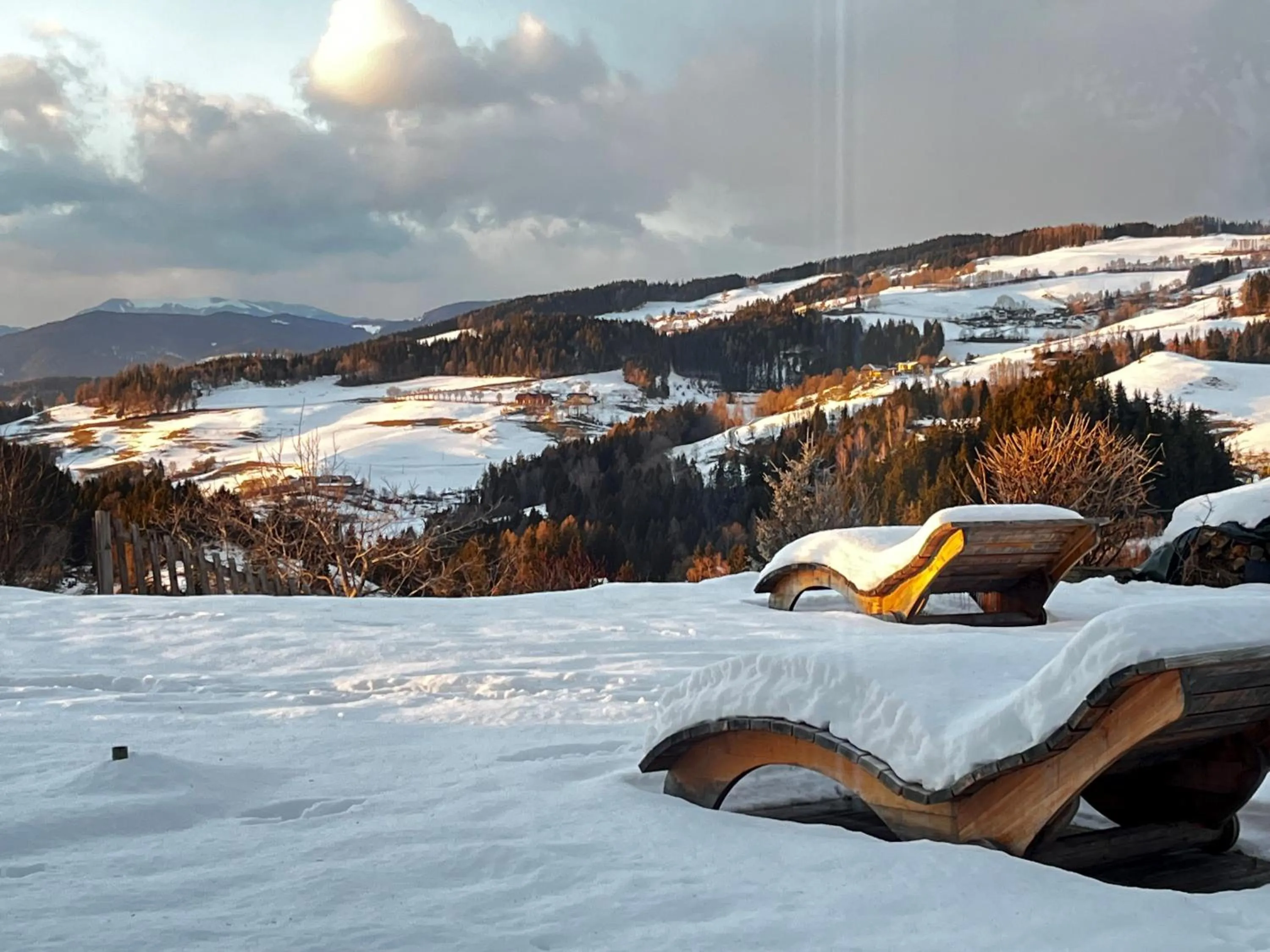 Winter in Biolandhaus Arche