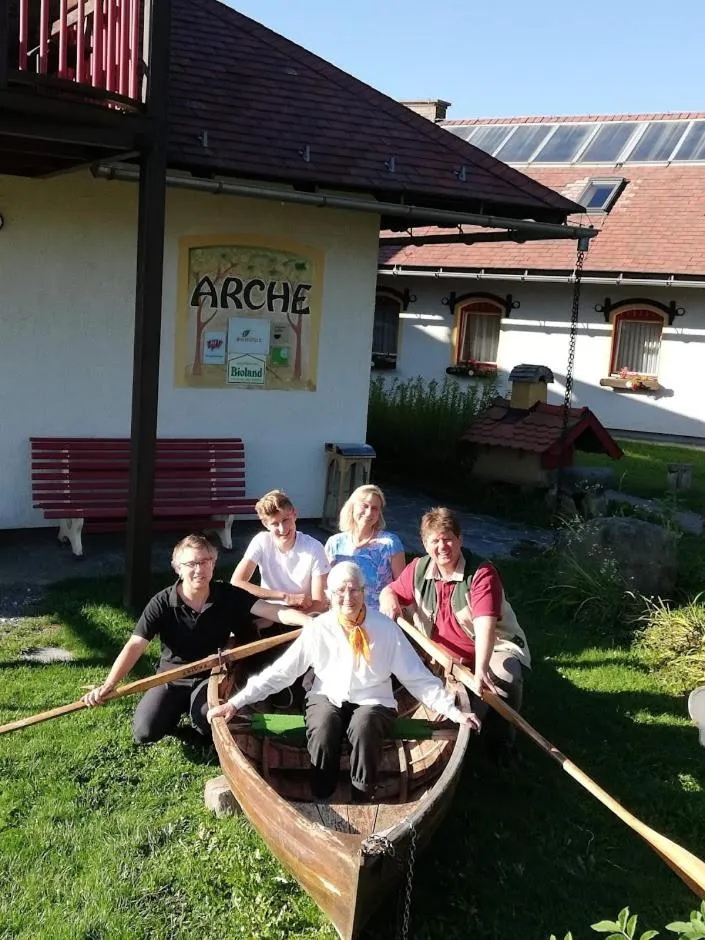 People in Biolandhaus Arche