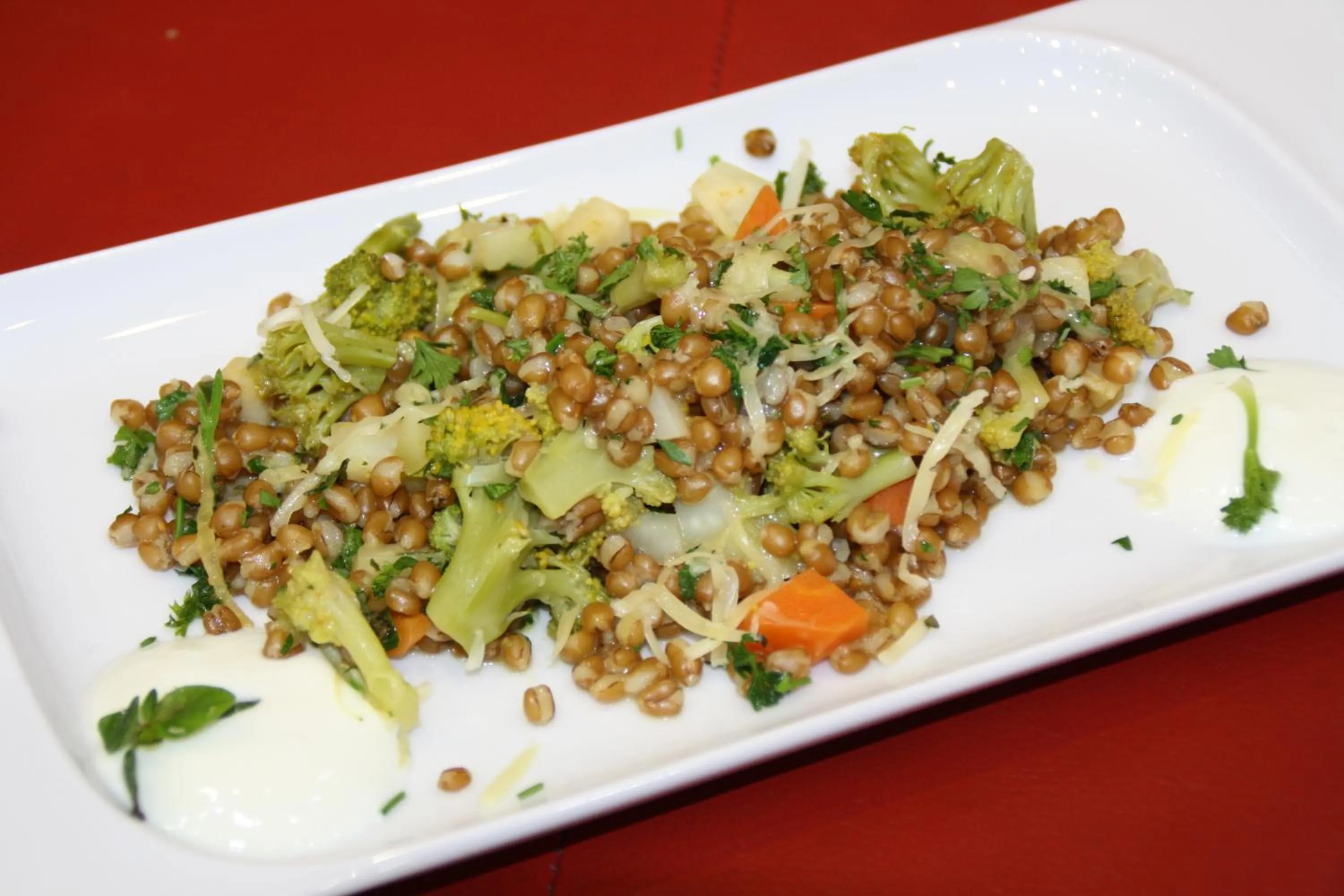 Food close-up in Biolandhaus Arche