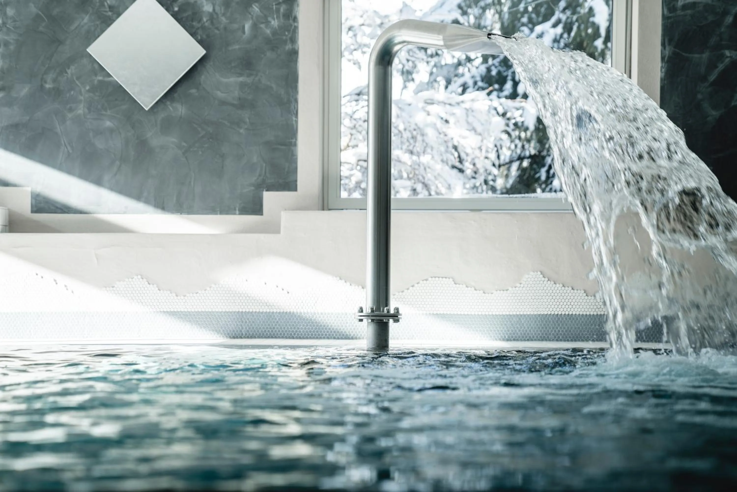 Swimming pool in Genusshotel Fichtenhof