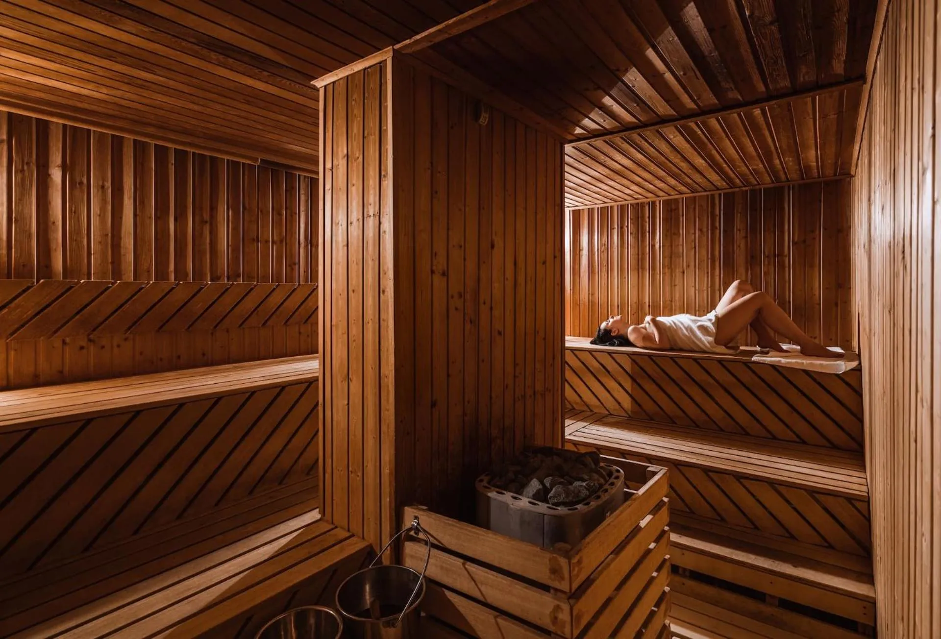 Sauna in Dwór Kombornia Hotel&SPA