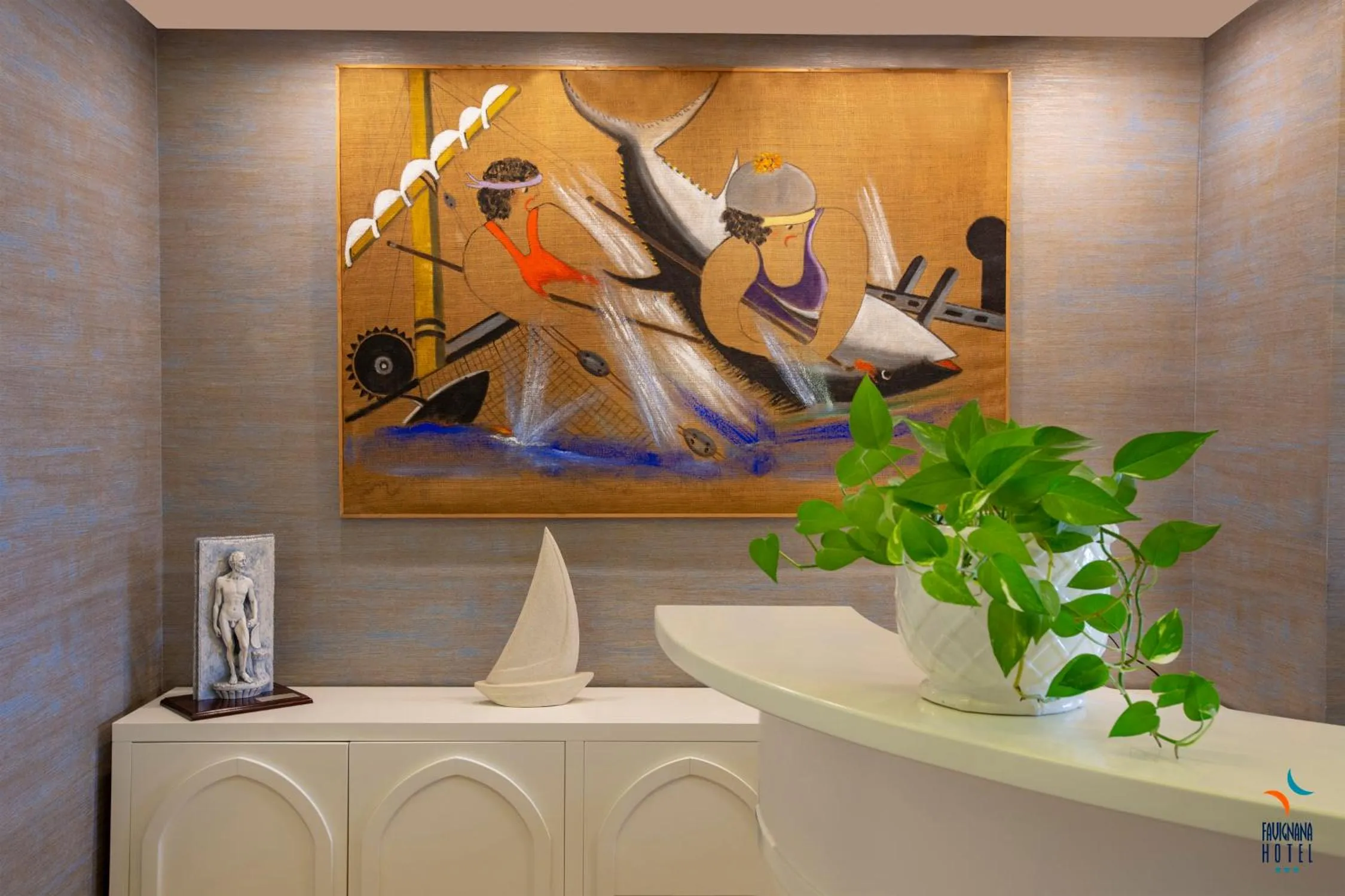 Lobby or reception in FAVIGNANA HOTEL Concept Holiday