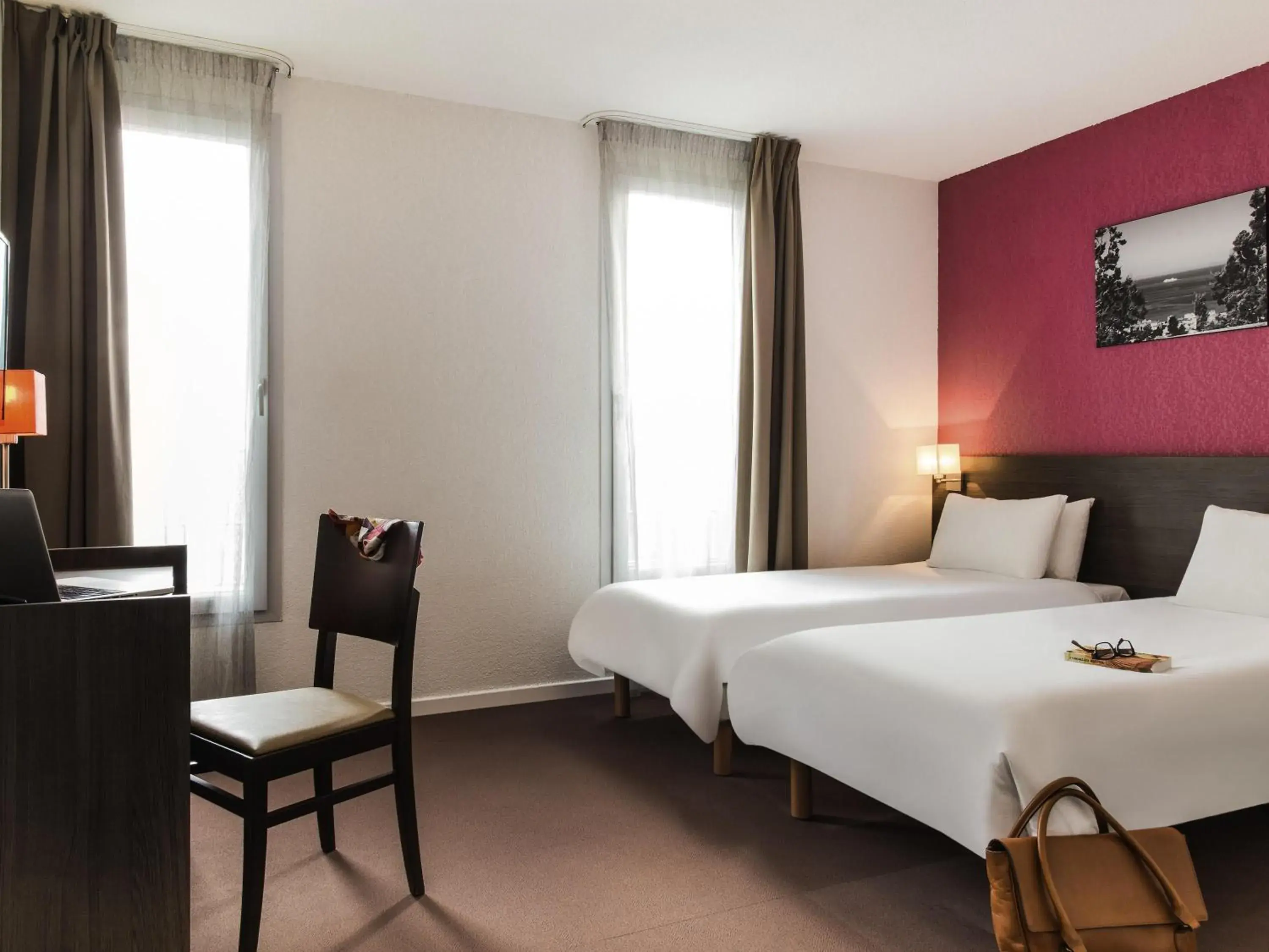 Bedroom, Bed in Aparthotel Adagio Access Marseille Saint Charles Bedroom, Bed in Aparthotel Adagio Access Marseille Saint Charles