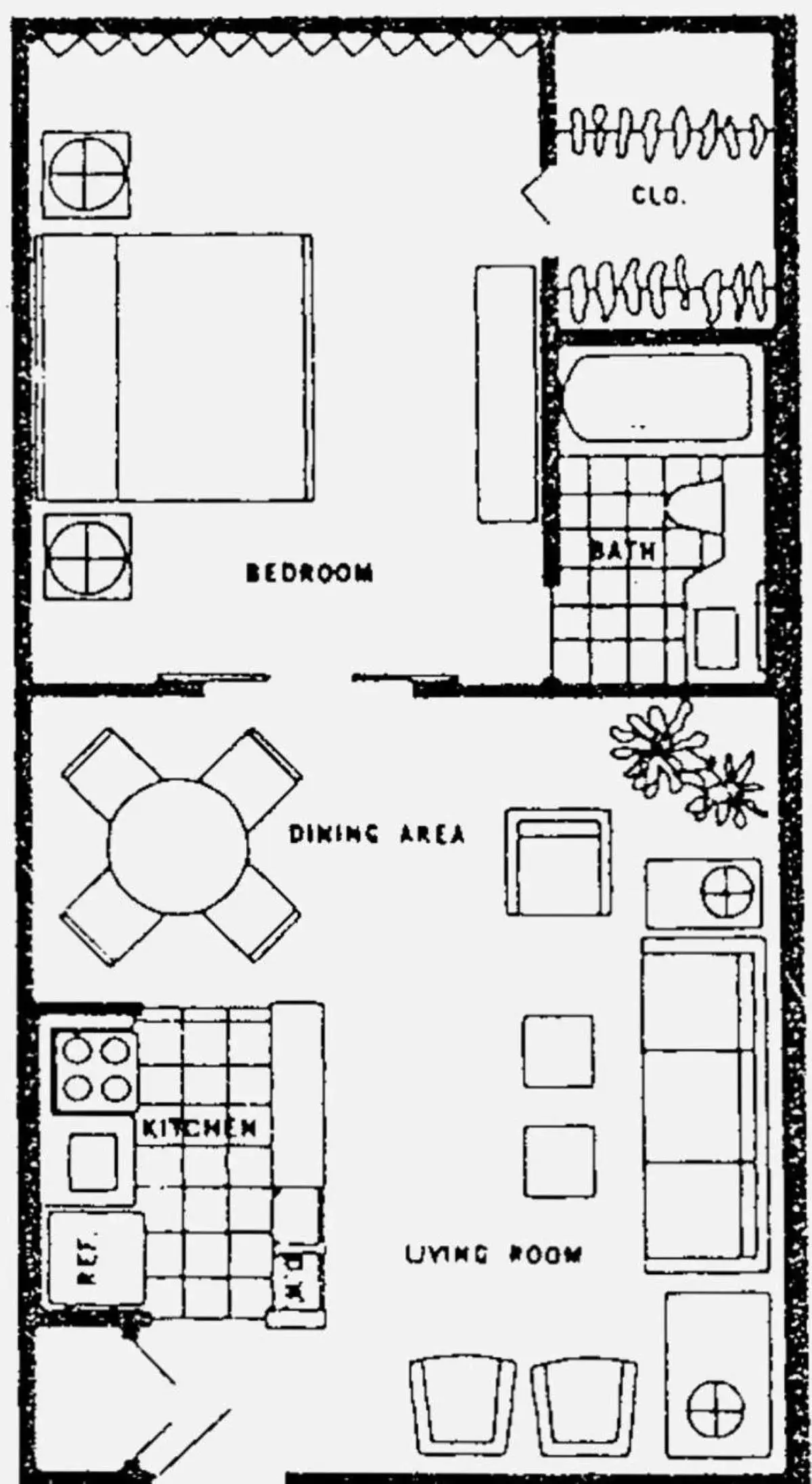 Floor plan in GetAways at the Jockey Club Floor plan in GetAways at the Jockey Club