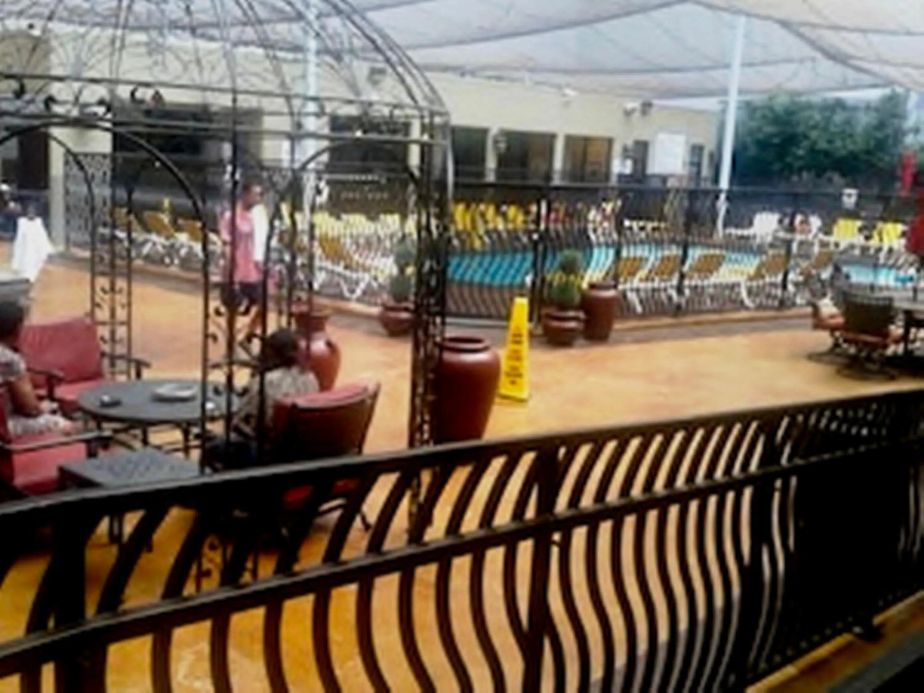 Patio in GetAways at the Jockey Club