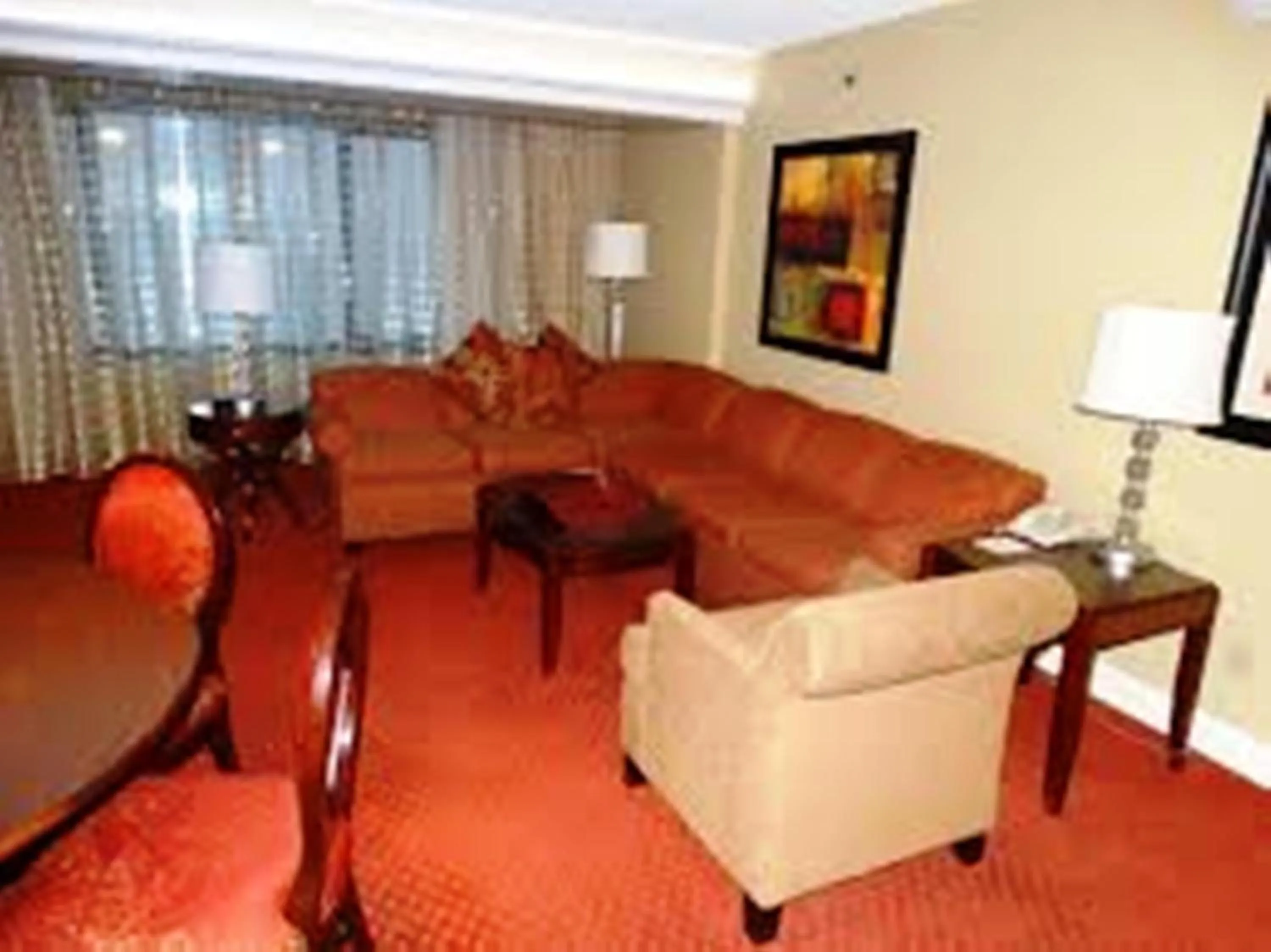 Living room in GetAways at the Jockey Club