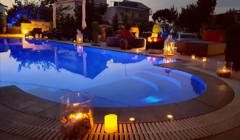 Swimming pool in Villa Corali Apartments Sea Breath & Pool