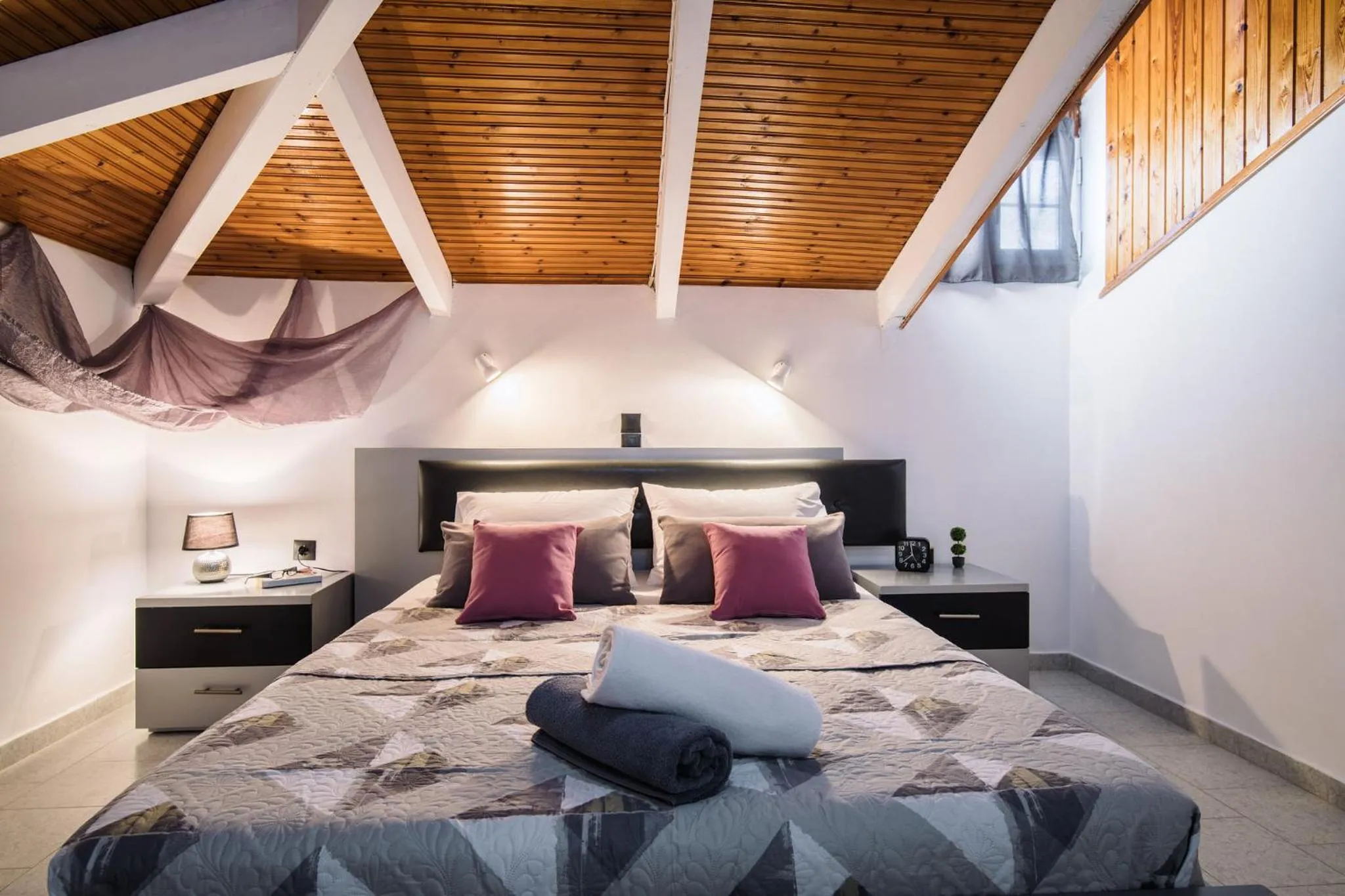 Bedroom, Bed in Villa Corali Apartments Sea Breath & Pool