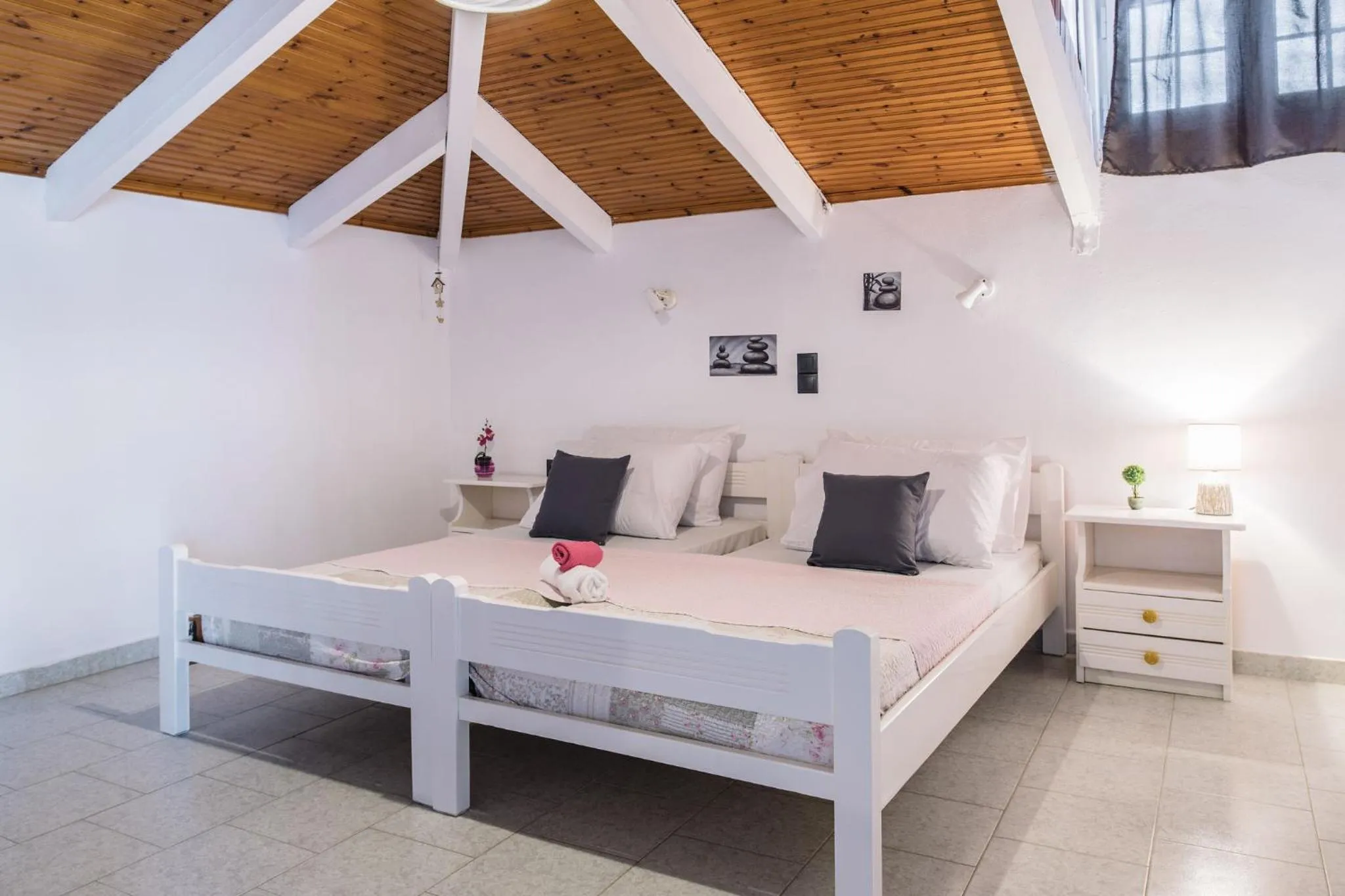 Bed in Villa Corali Apartments Sea Breath & Pool