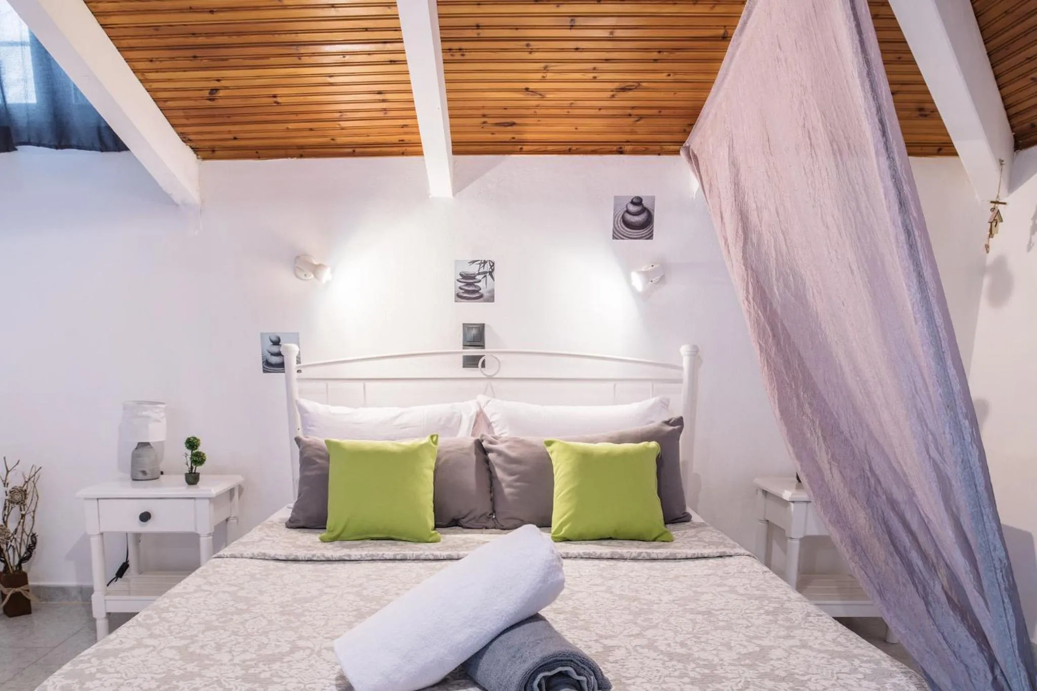 Bed in Villa Corali Apartments Sea Breath & Pool