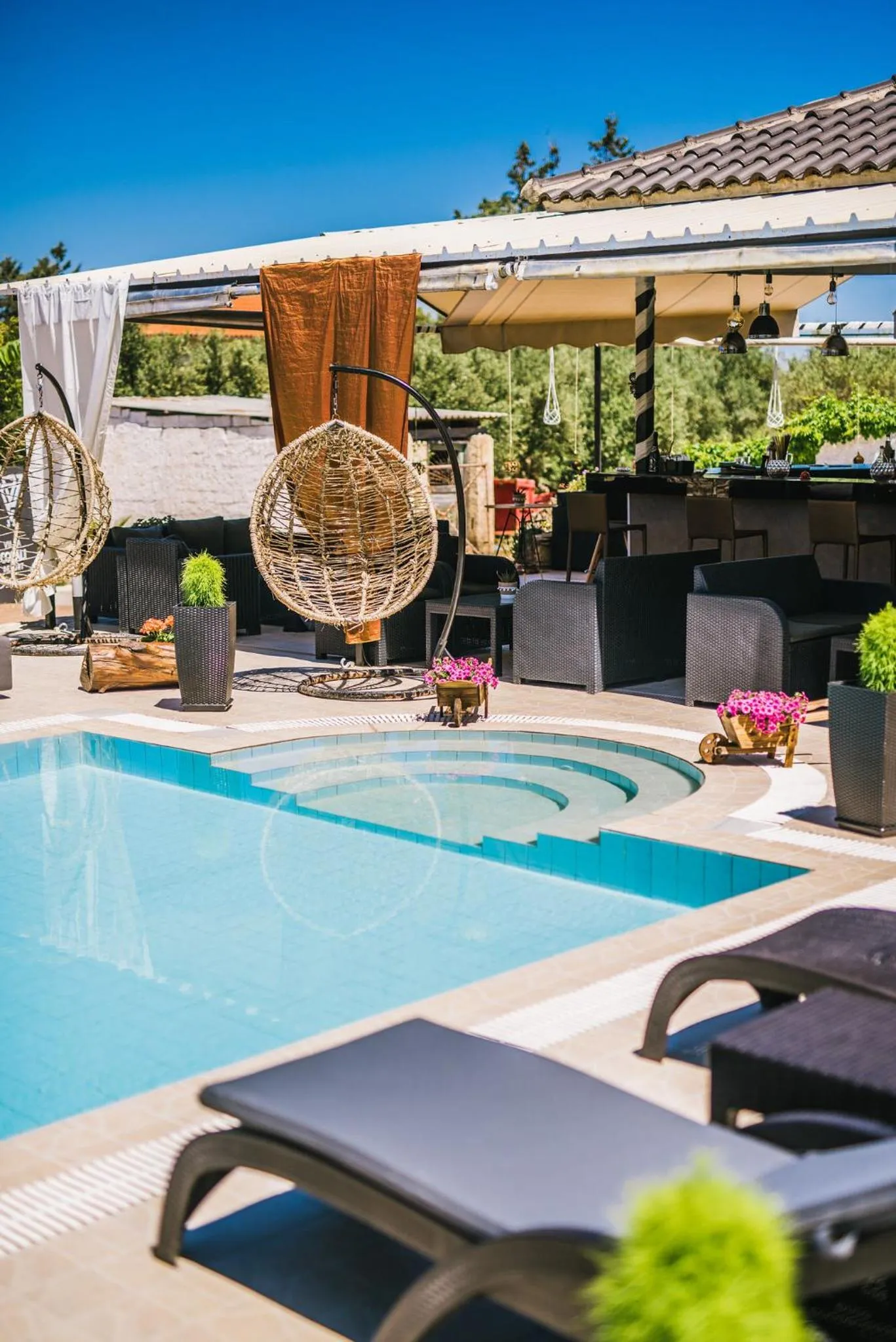 Swimming pool in Villa Corali Apartments Sea Breath & Pool