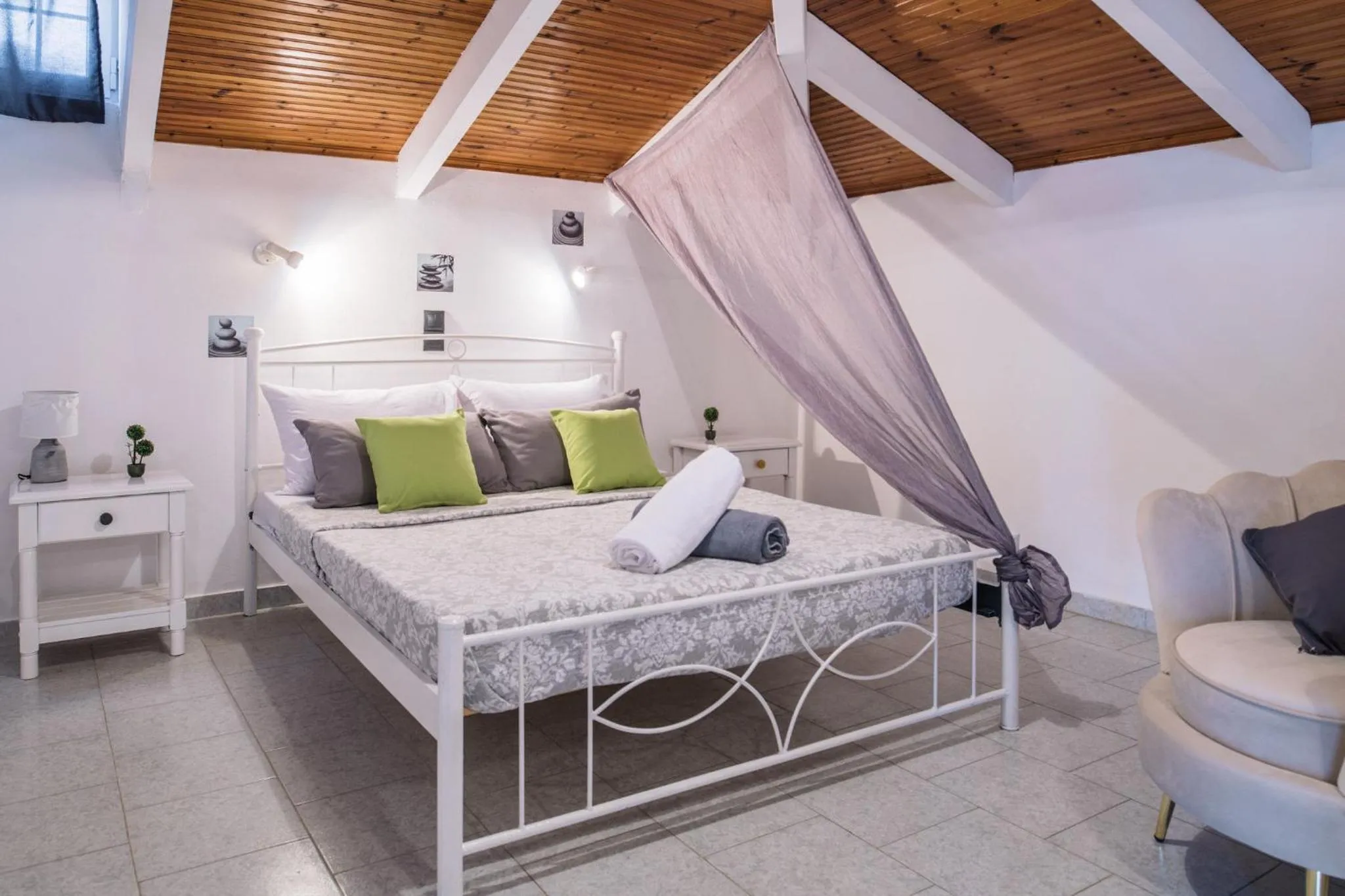 Bedroom, Bed in Villa Corali Apartments Sea Breath & Pool