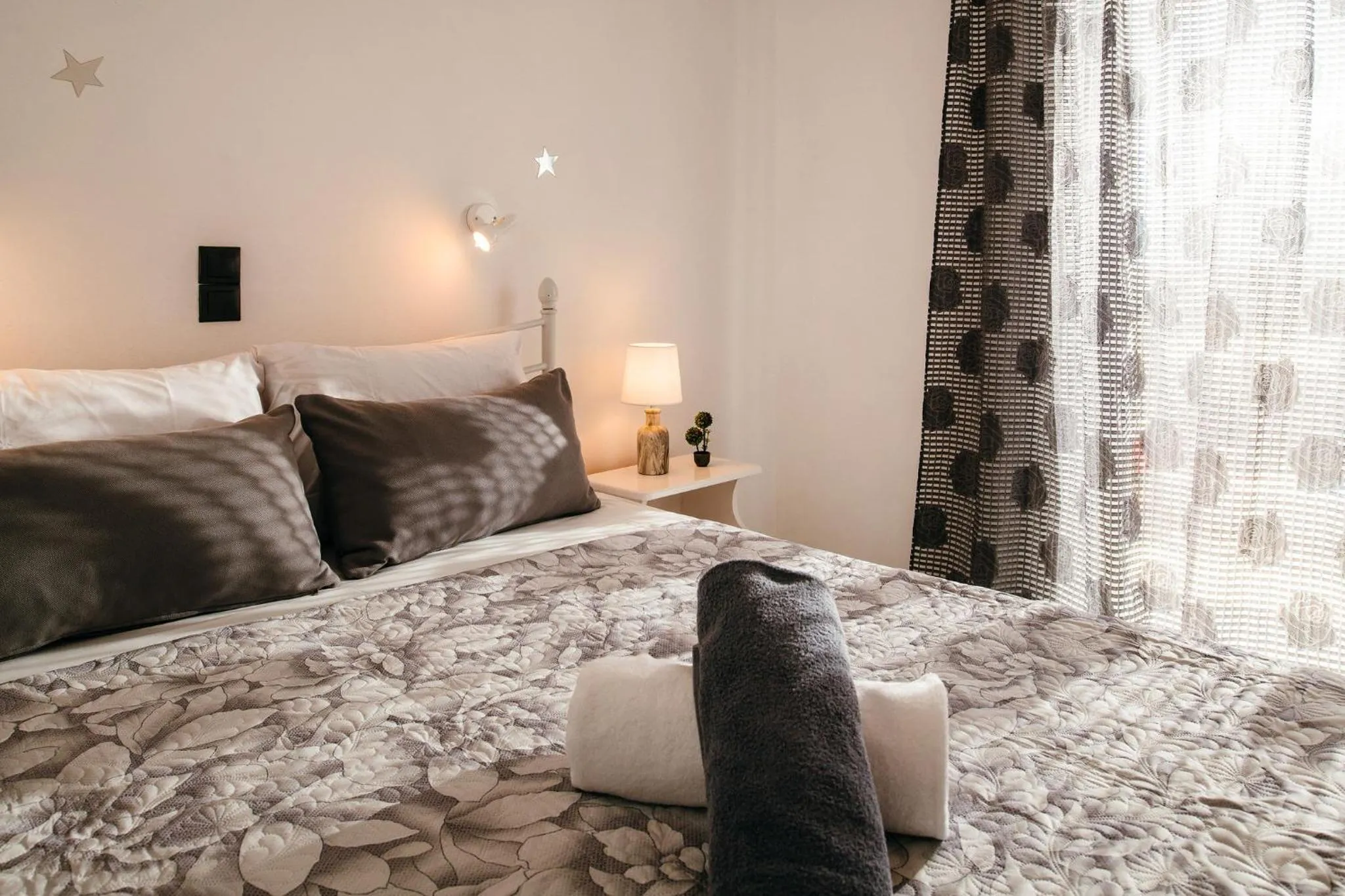 Bedroom, Bed in Villa Corali Apartments Sea Breath & Pool