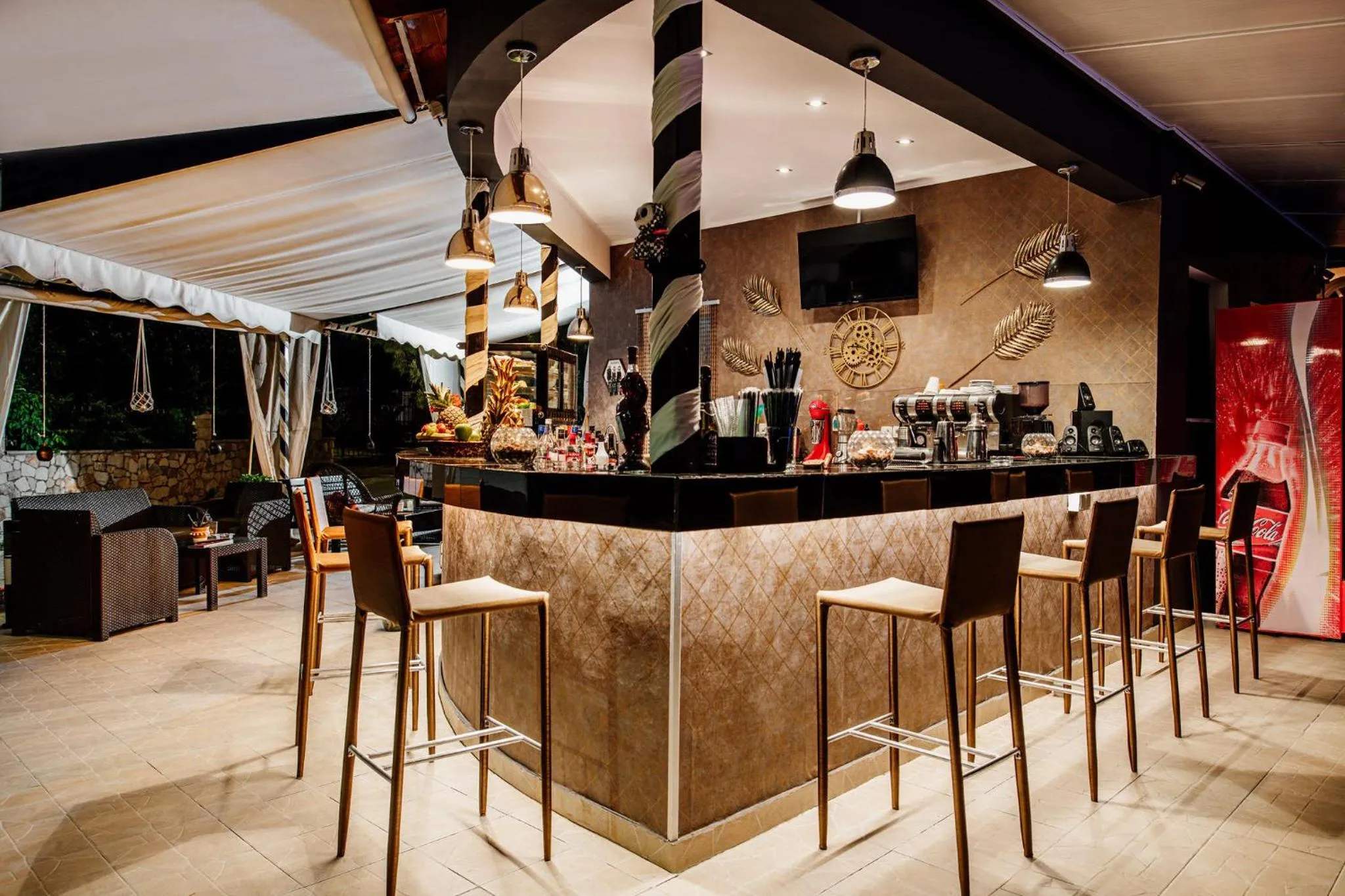 Lounge or bar in Villa Corali Apartments Sea Breath & Pool