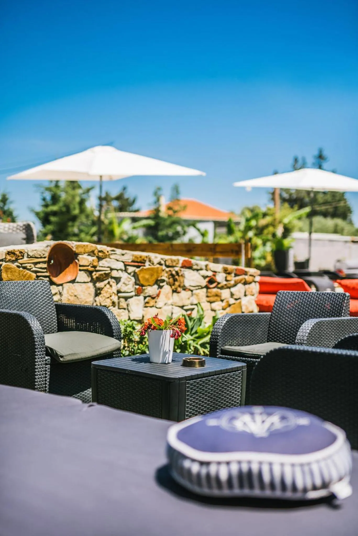 Patio in Villa Corali Apartments Sea Breath & Pool