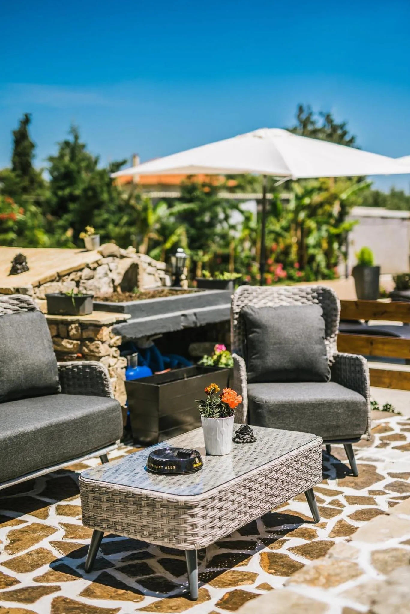 Seating area in Villa Corali Apartments Sea Breath & Pool