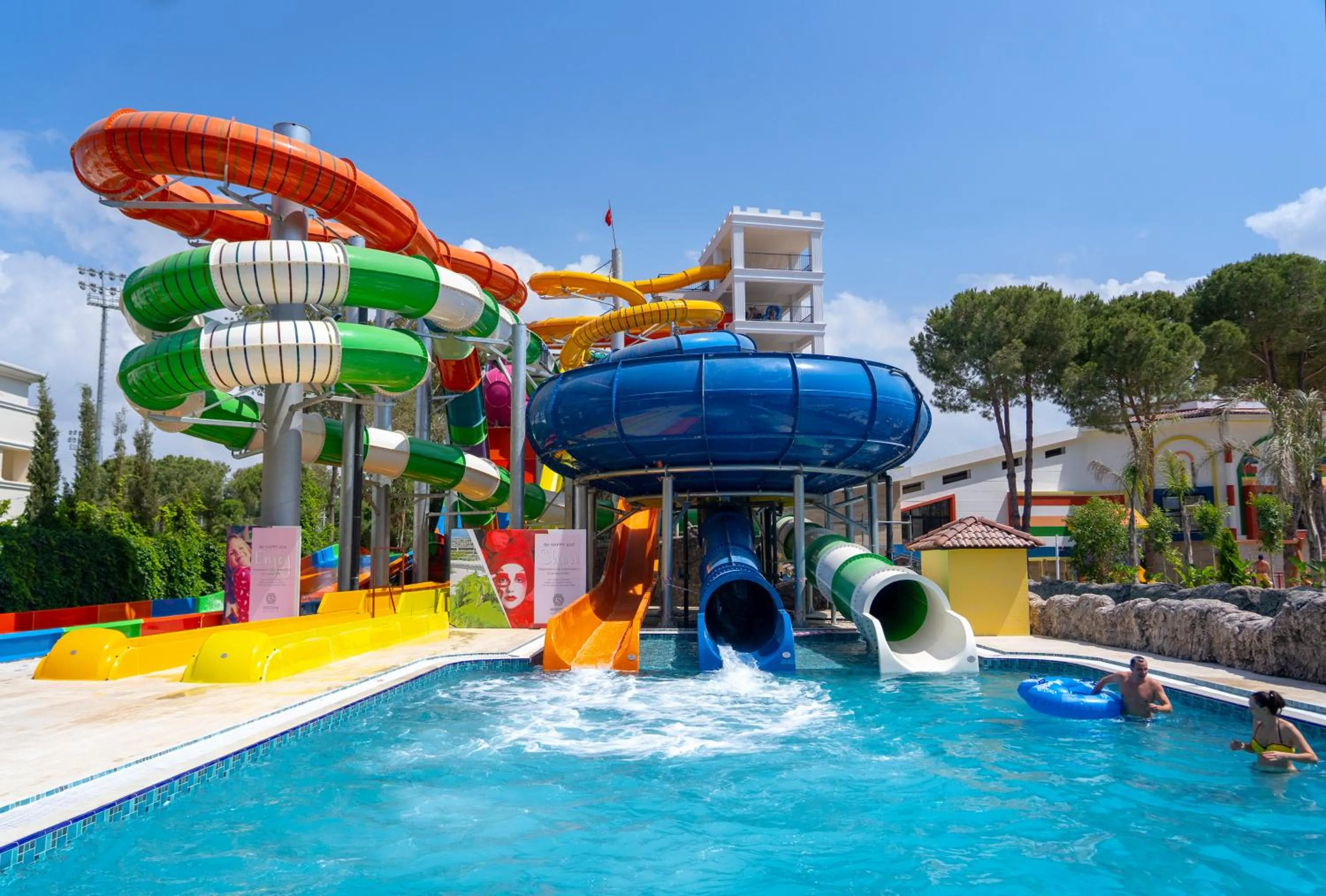 Aqua park in Selectum Luxury Resort Belek