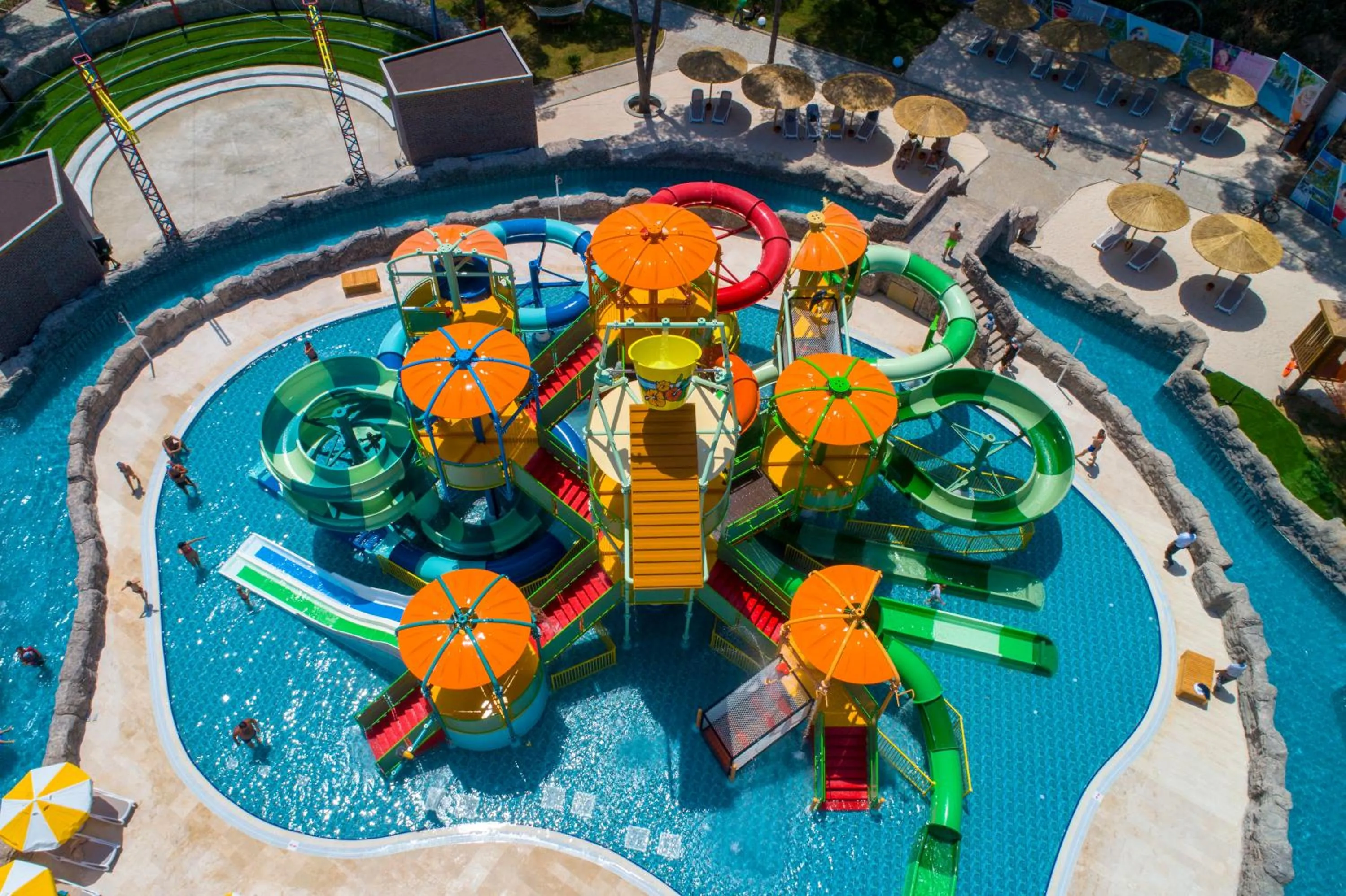 Aqua park in Selectum Luxury Resort Belek