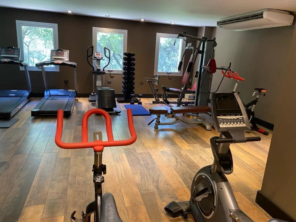 Fitness centre/facilities in Orfeo Suites Hotel Sierras Chicas