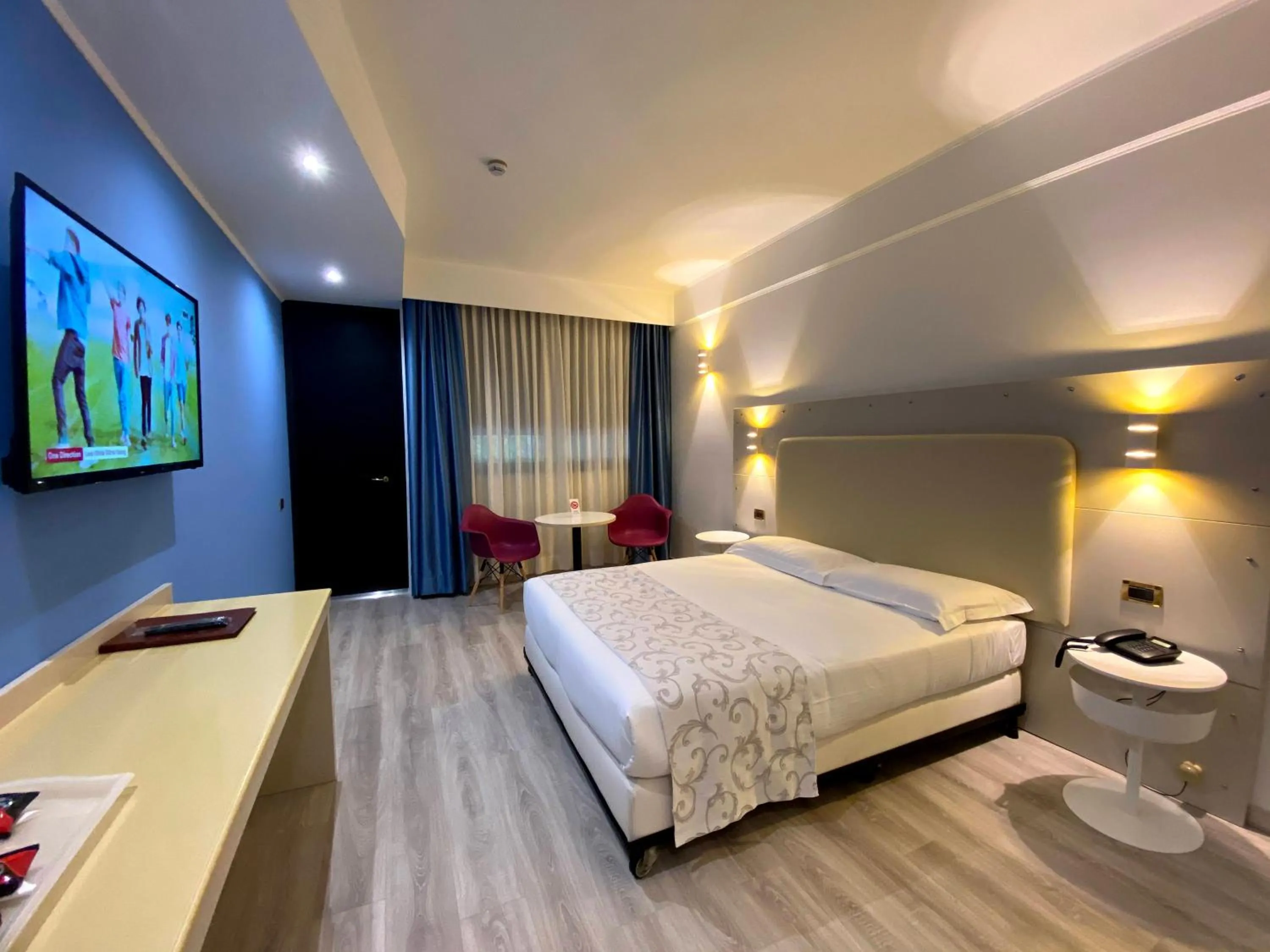 Bed in Hotel Motel Visconteo