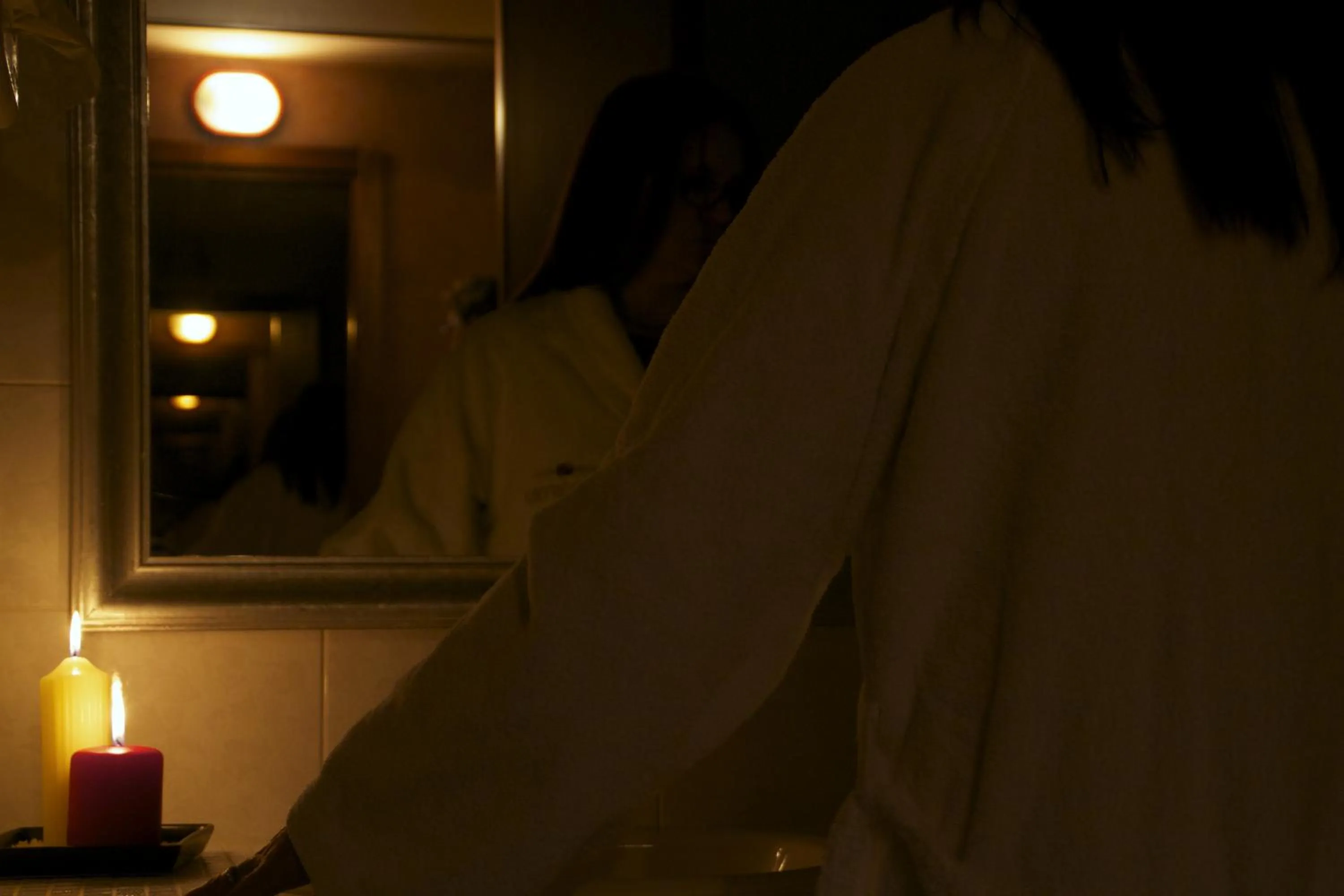 Bathroom in Hotel Motel Visconteo