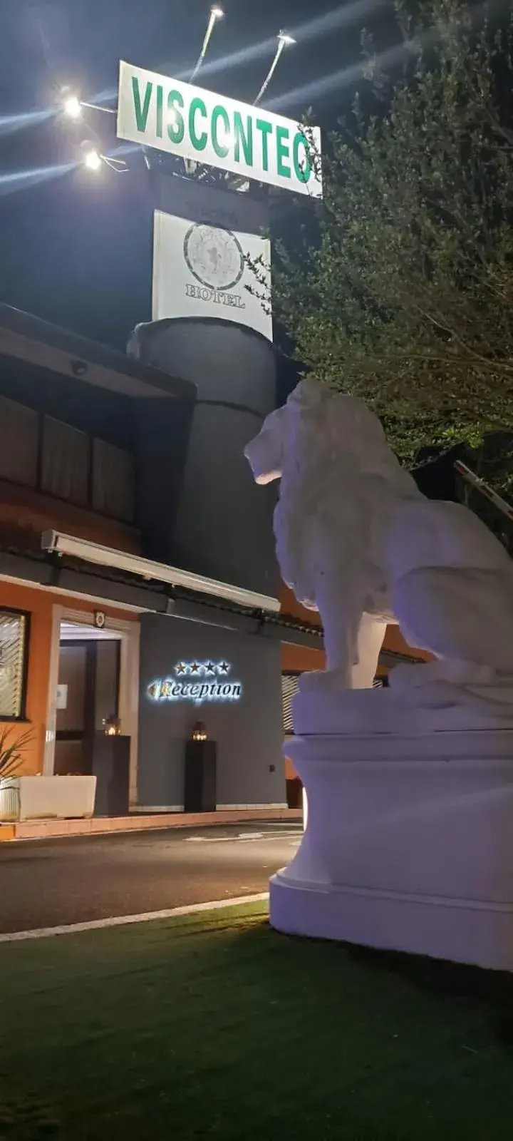 Property building in Hotel Motel Visconteo Property building in Hotel Motel Visconteo